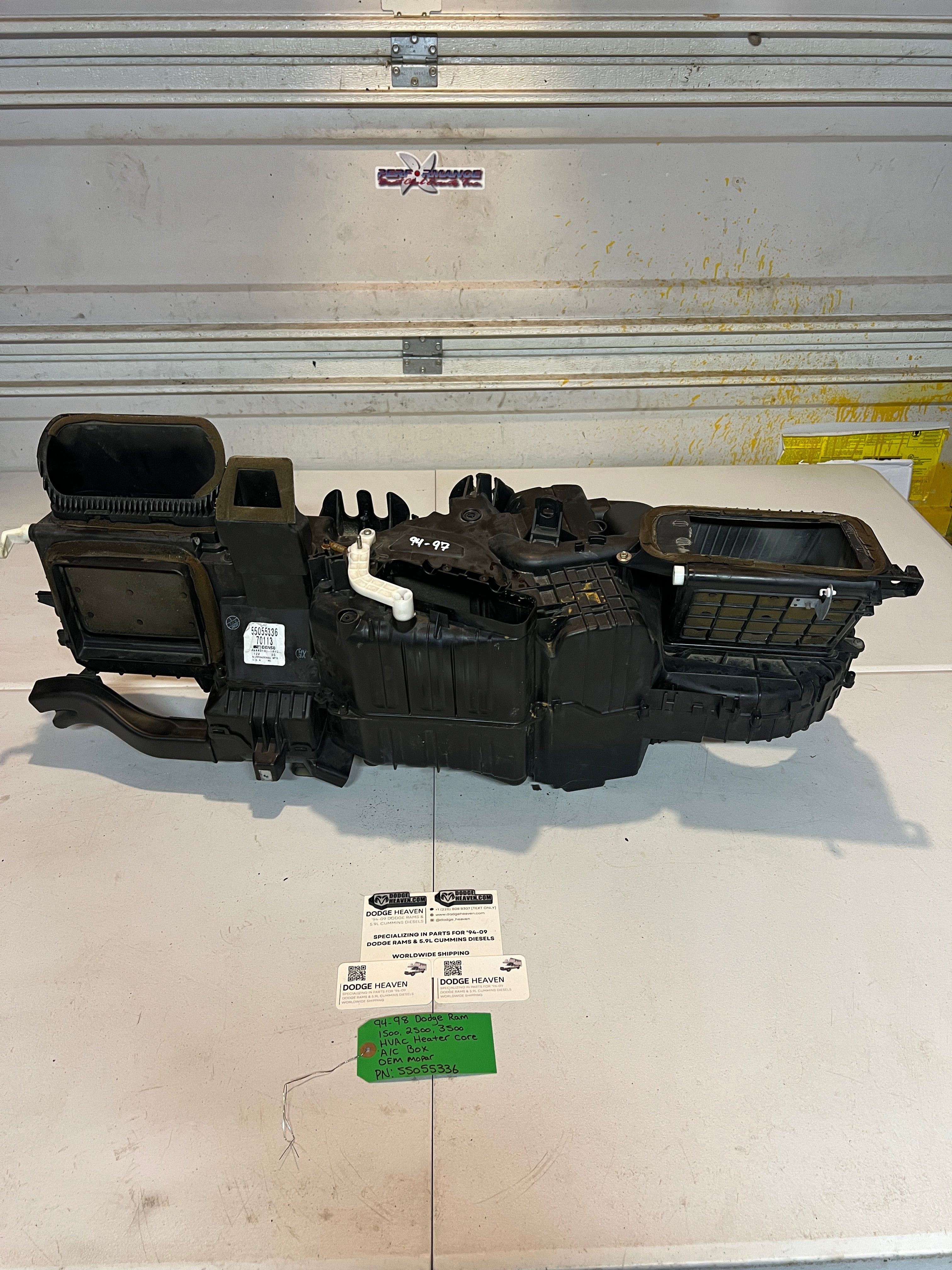 1994-1997 Dodge Ram 1500-3500 HVAC Heater Core A/C Box