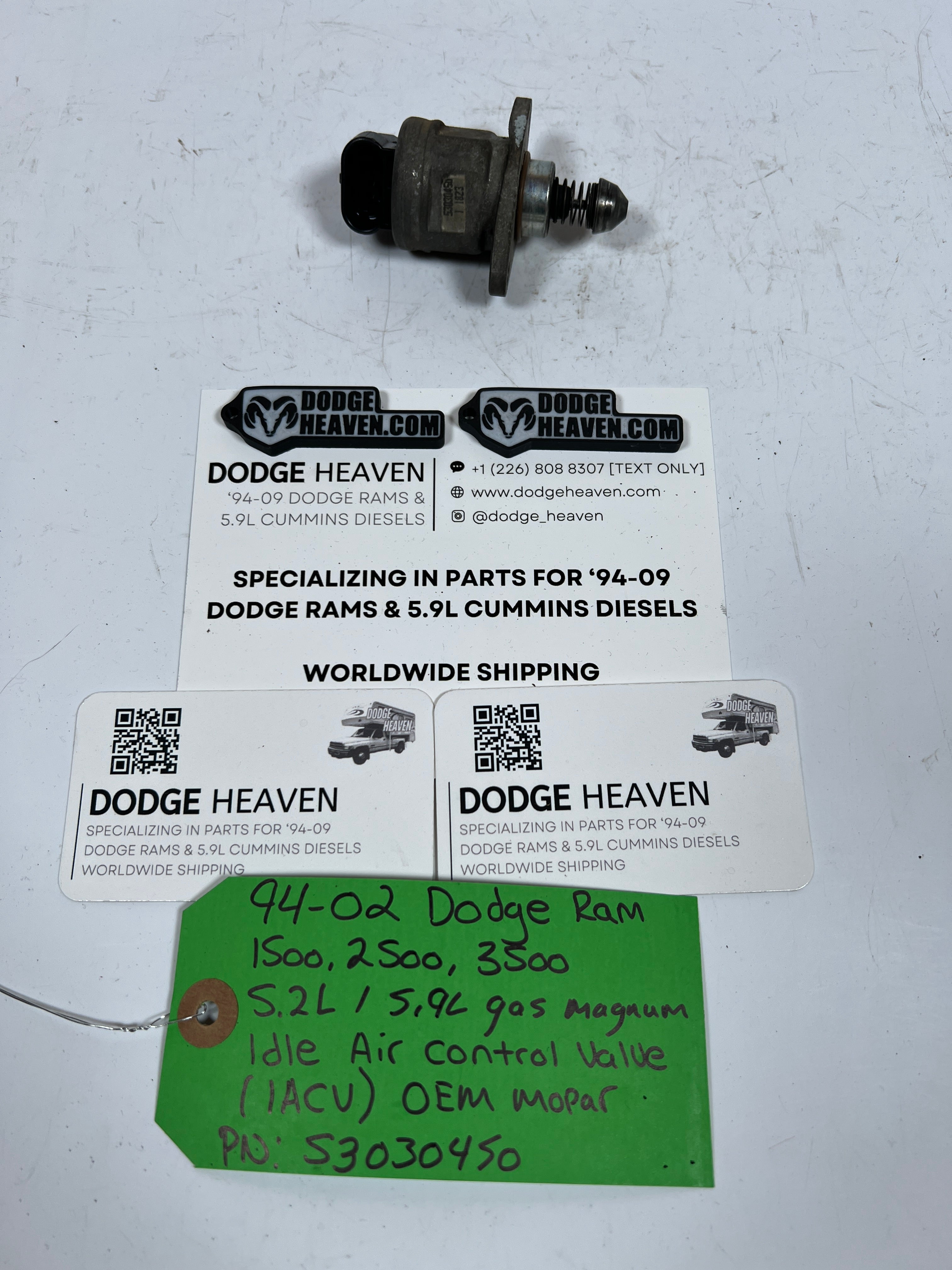 1994-2002 Dodge Ram 5.2L 5.9L Gas Magnum Idle Air Control Valve