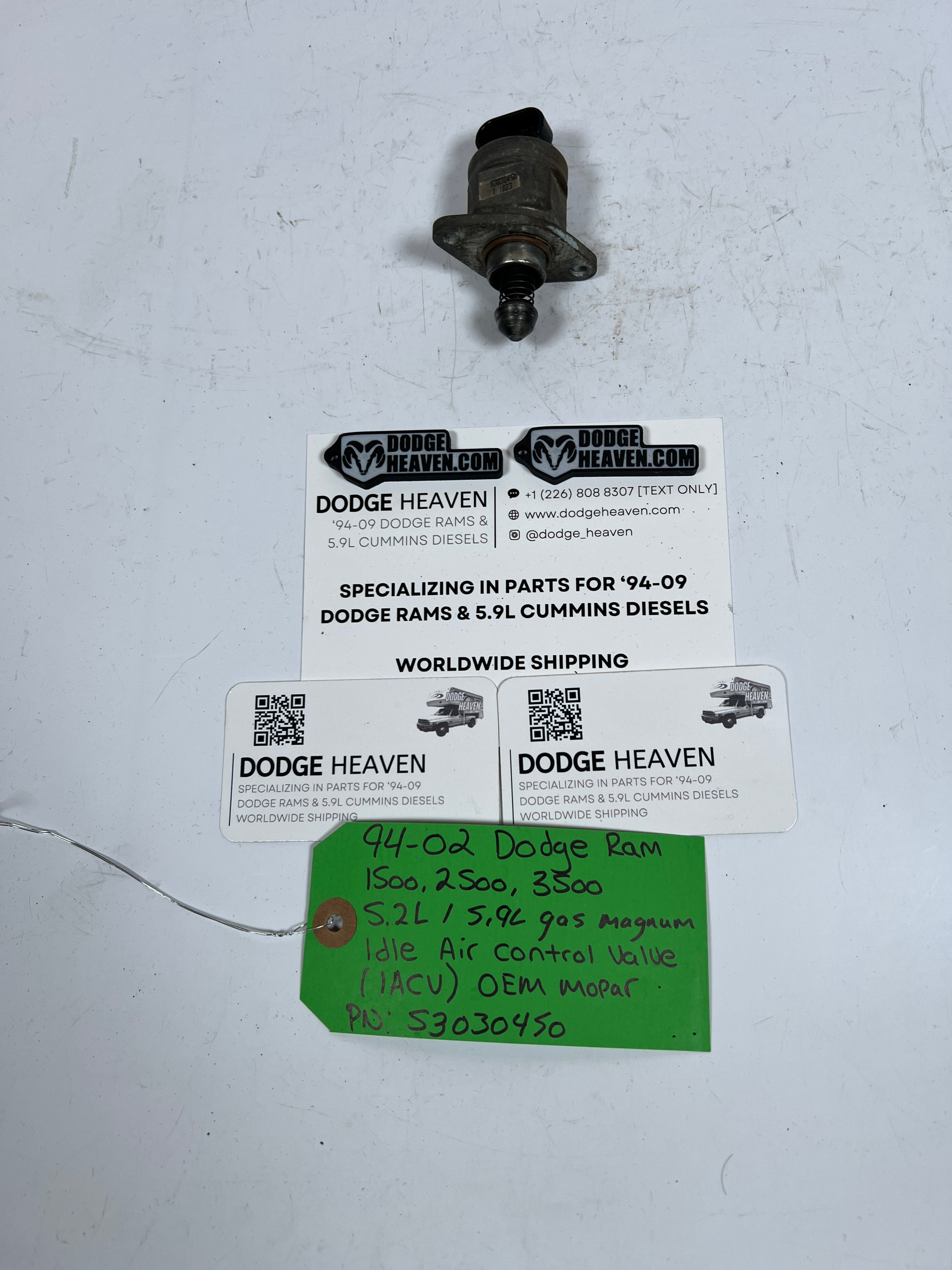 1994-2002 Dodge Ram 5.2L 5.9L Gas Magnum Idle Air Control Valve