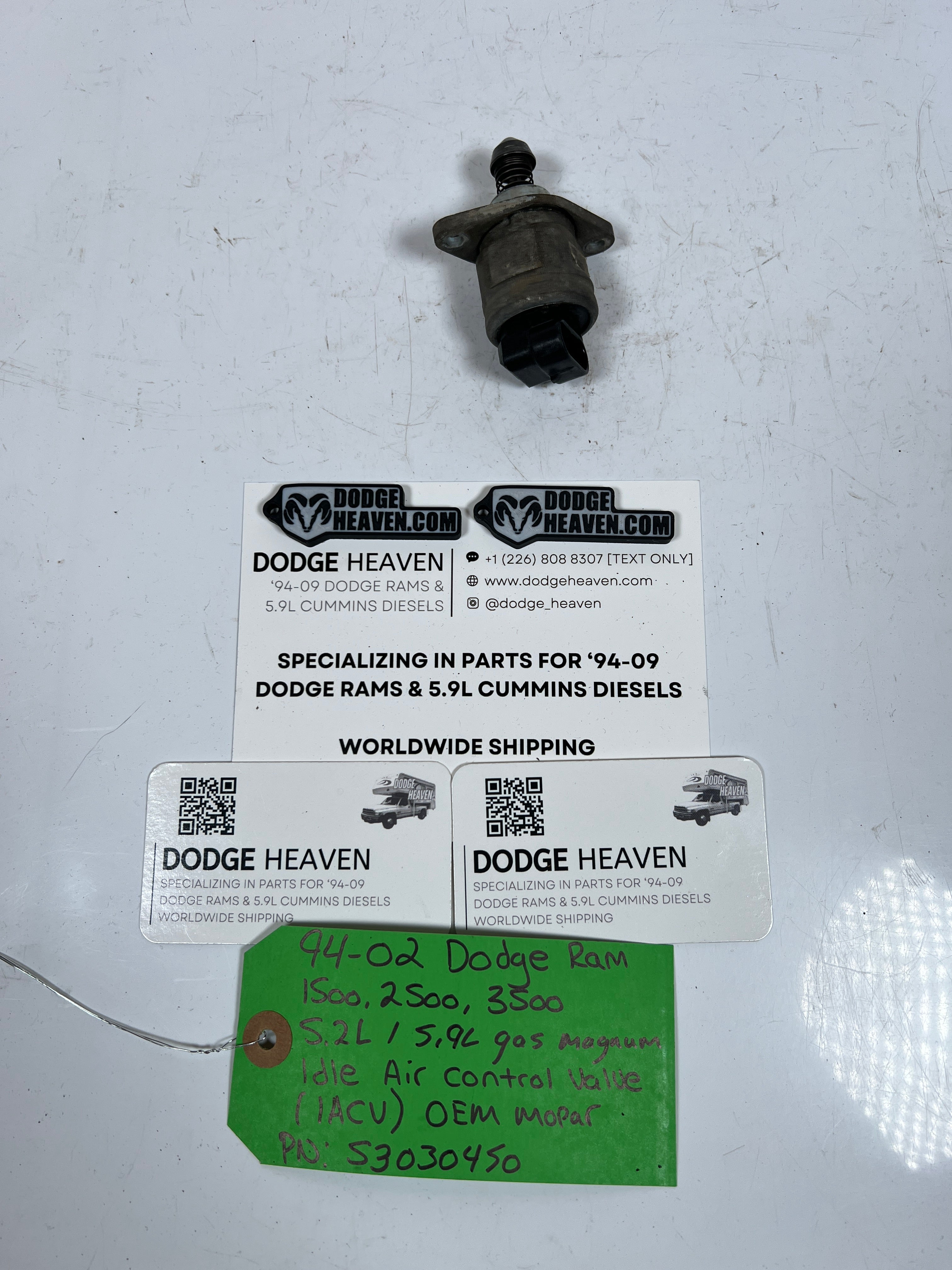 1994-2002 Dodge Ram 5.2L 5.9L Gas Magnum Idle Air Control Valve