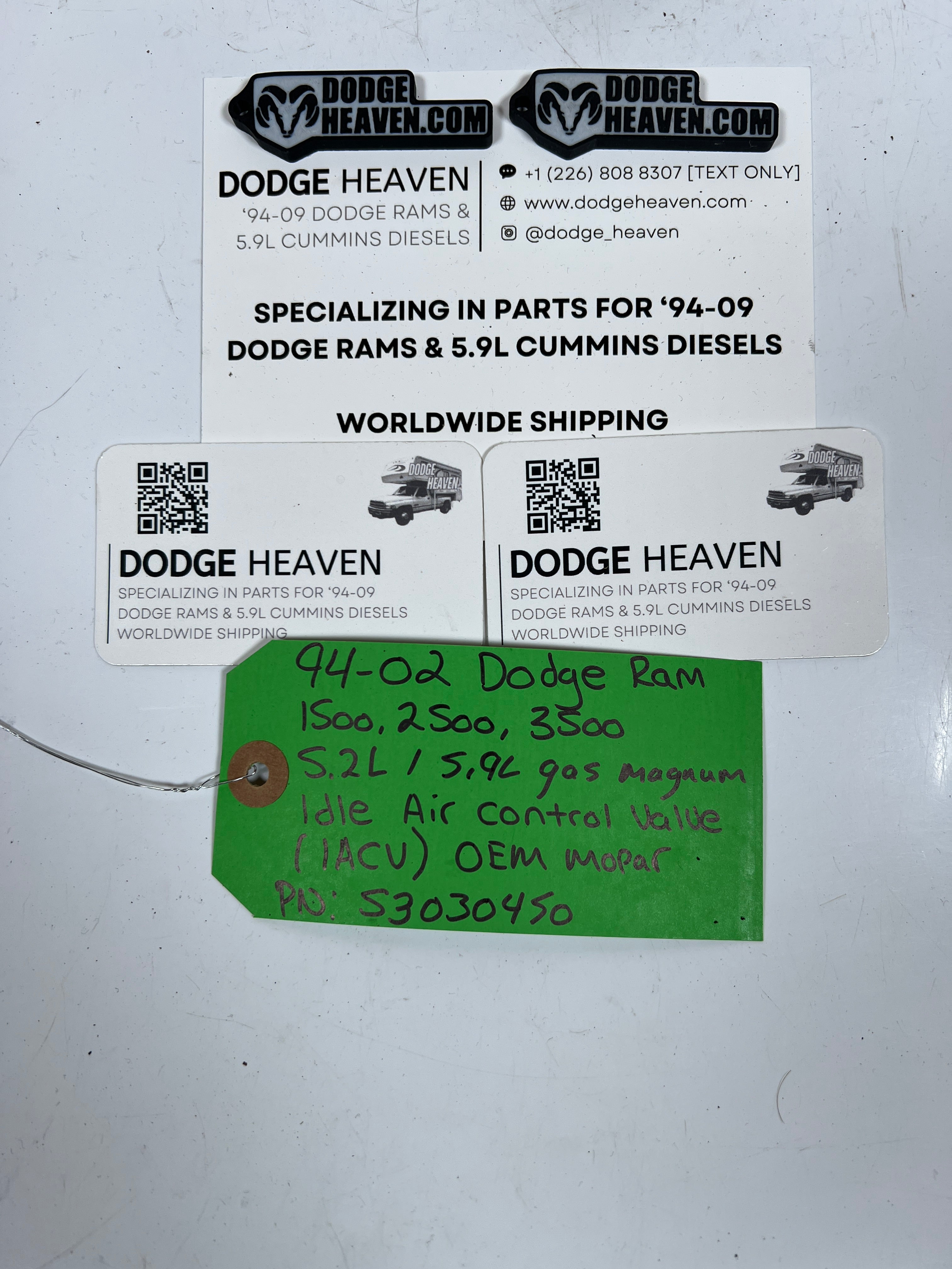 1994-2002 Dodge Ram 5.2L 5.9L Gas Magnum Idle Air Control Valve