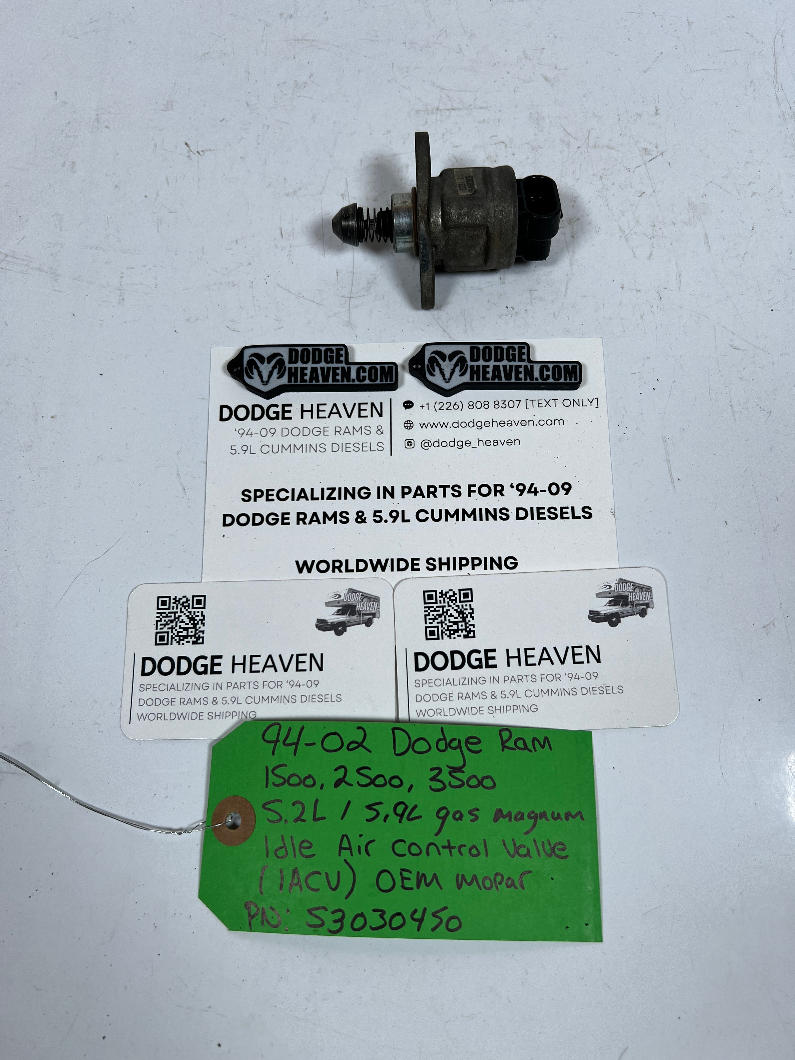 1994-2002 Dodge Ram 5.2L 5.9L Gas Magnum Idle Air Control Valve