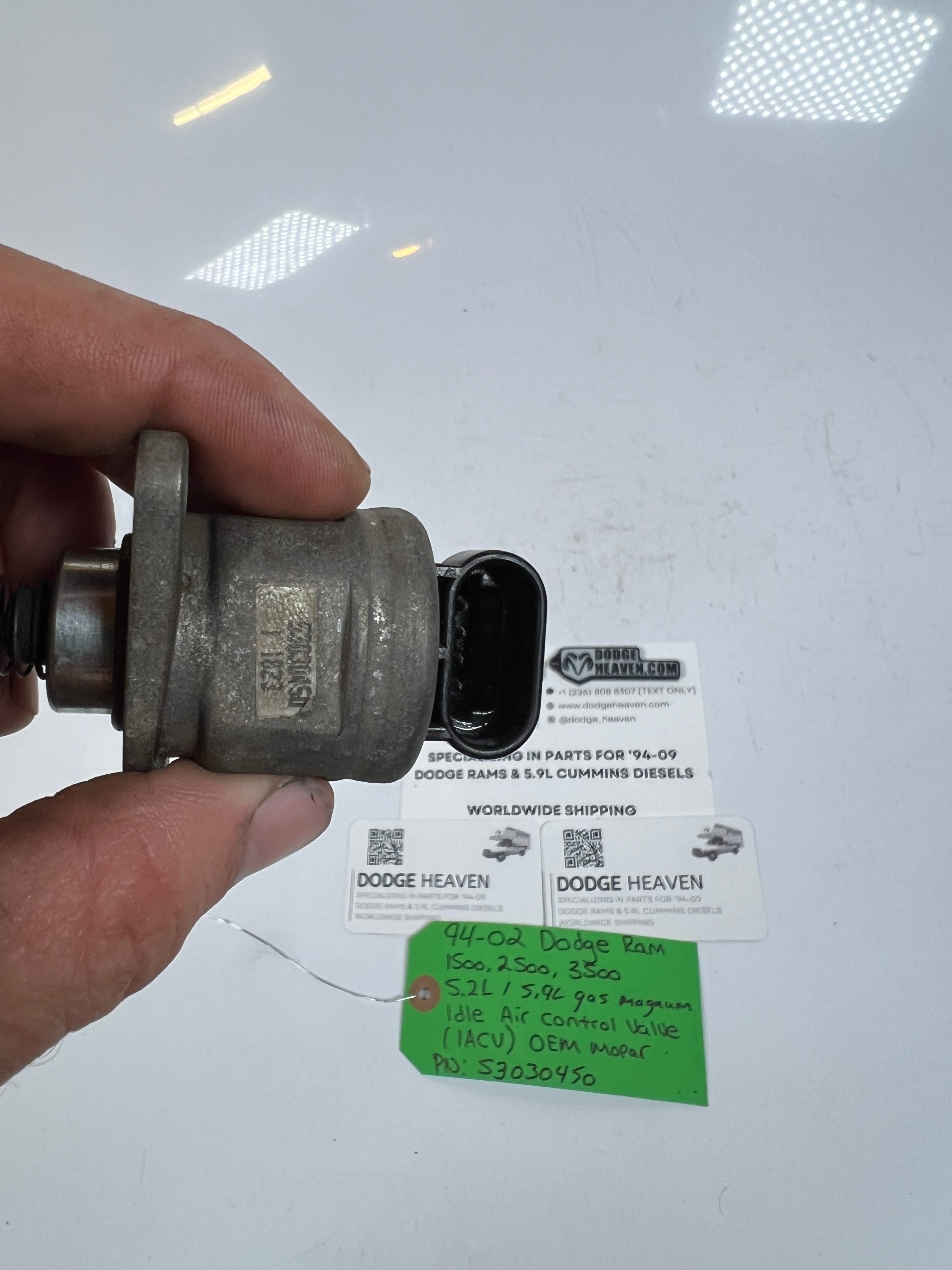 1994-2002 Dodge Ram 5.2L 5.9L Gas Magnum Idle Air Control Valve