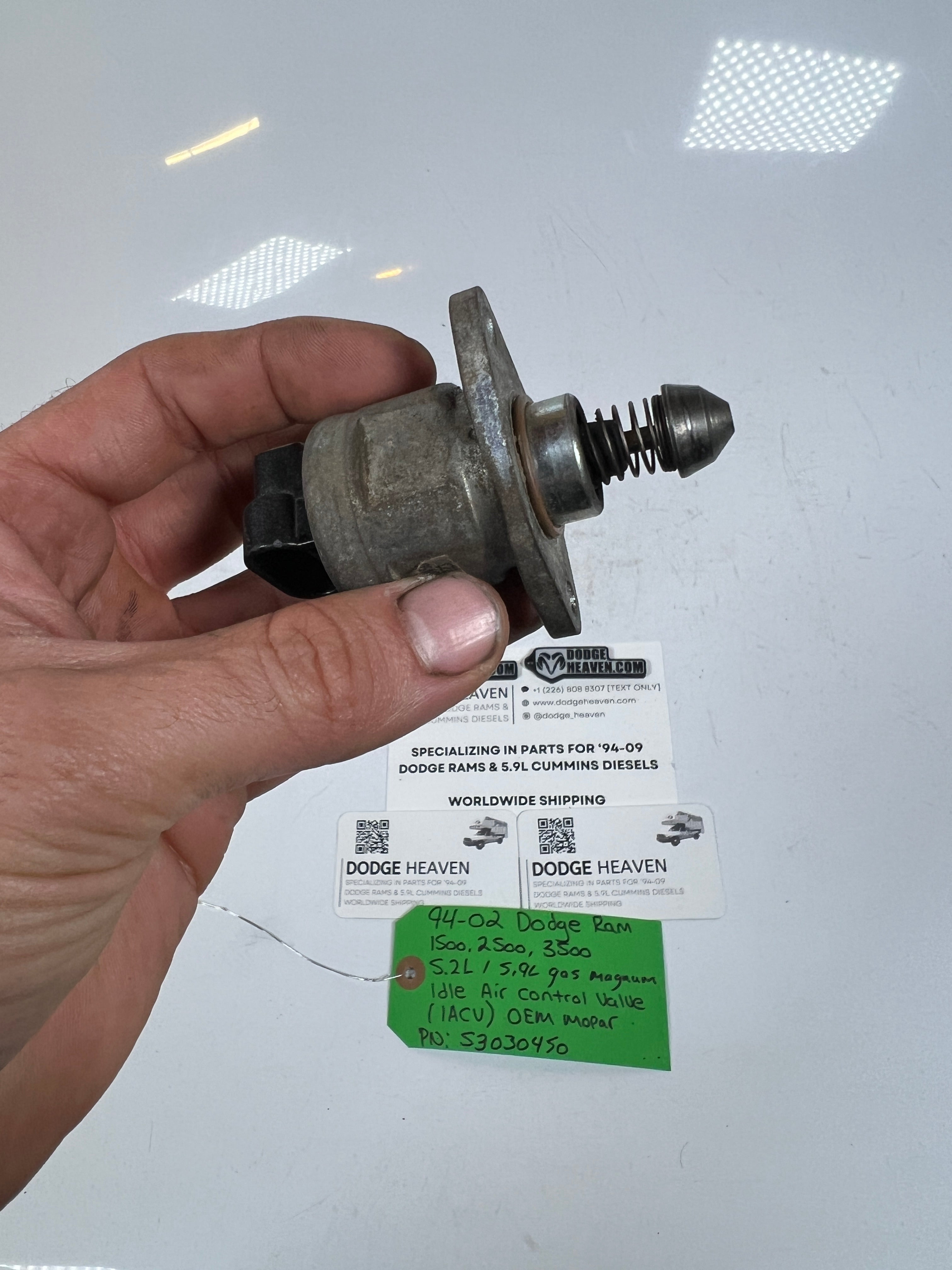 1994-2002 Dodge Ram 5.2L 5.9L Gas Magnum Idle Air Control Valve