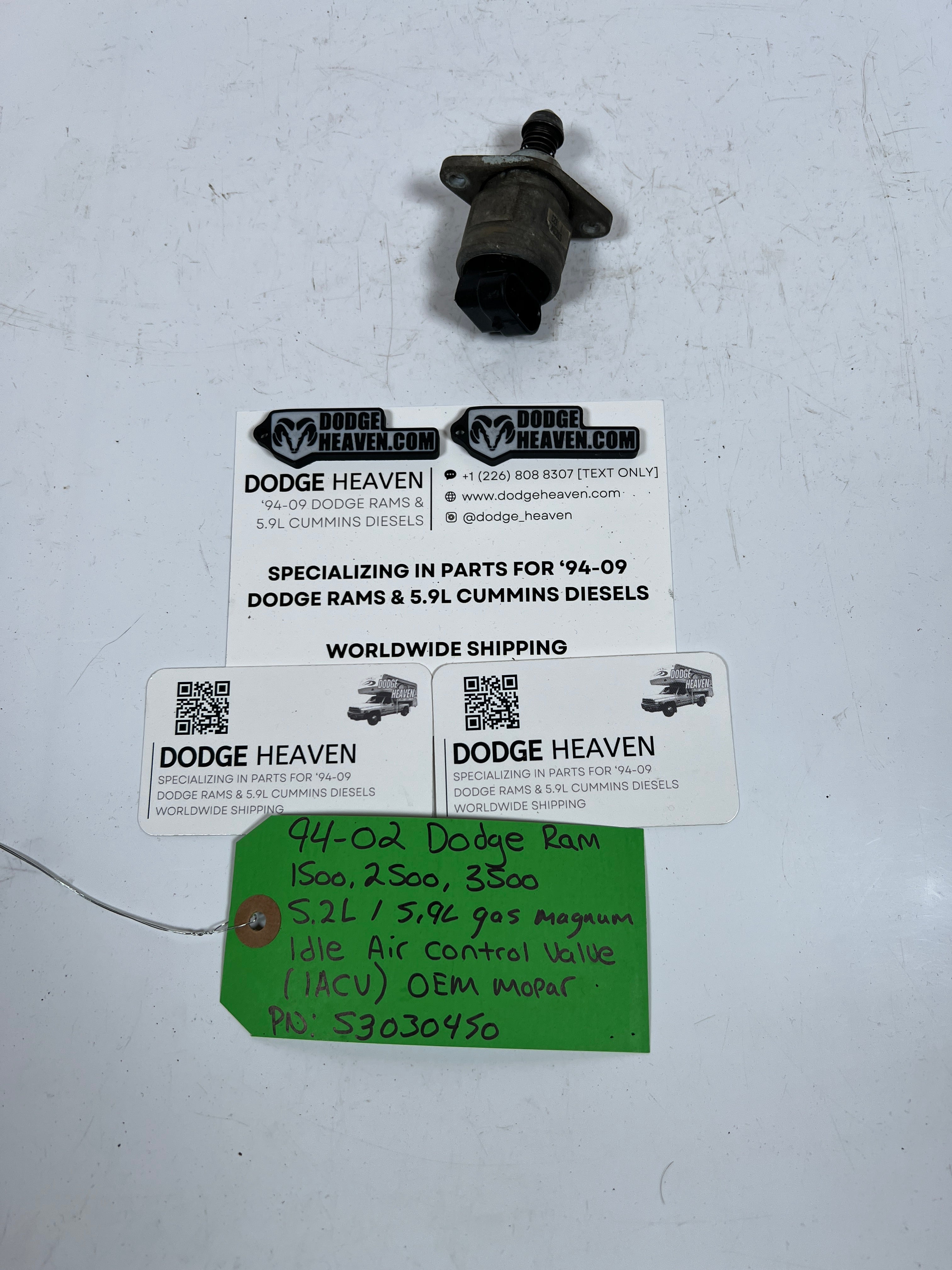 1994-2002 Dodge Ram 5.2L 5.9L Gas Magnum Idle Air Control Valve