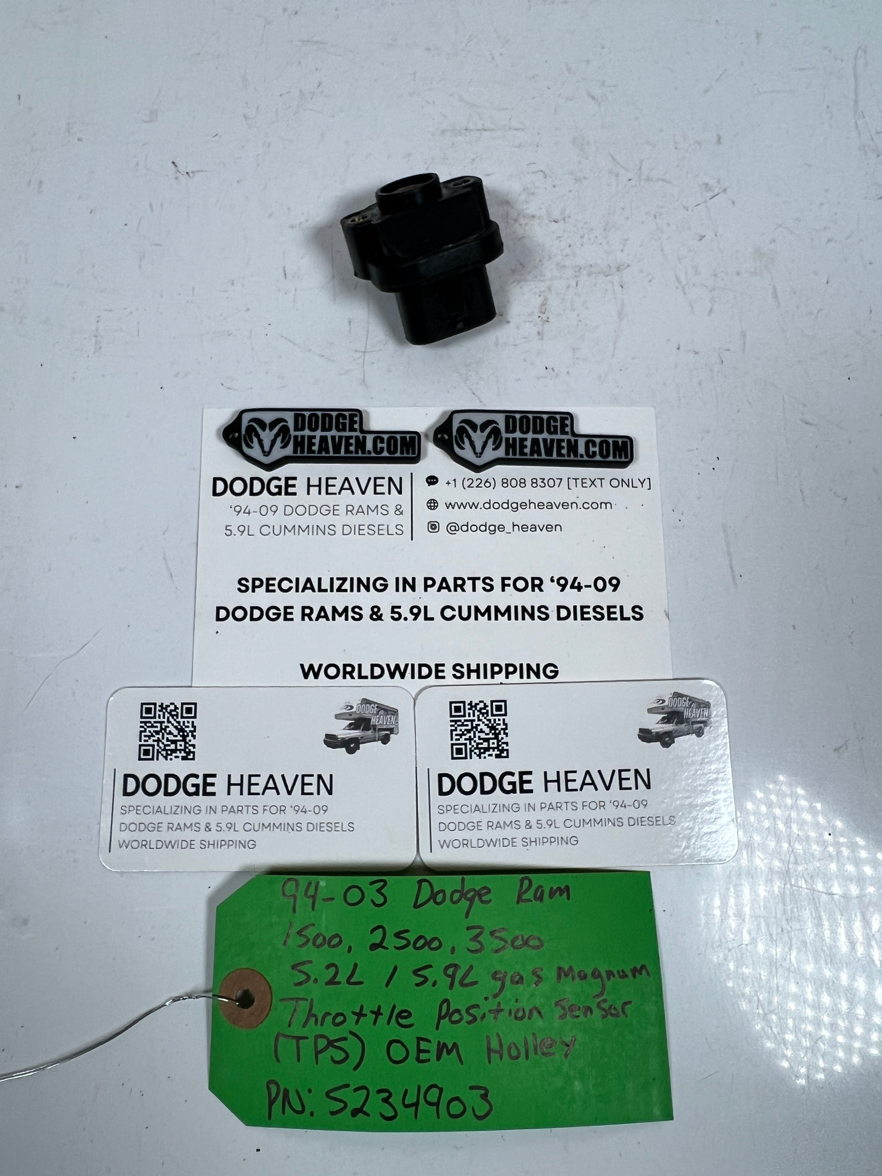 1994-2003 Dodge Ram 5.2L 5.9L Gas Magnum Throttle Position Sensor (TPS)