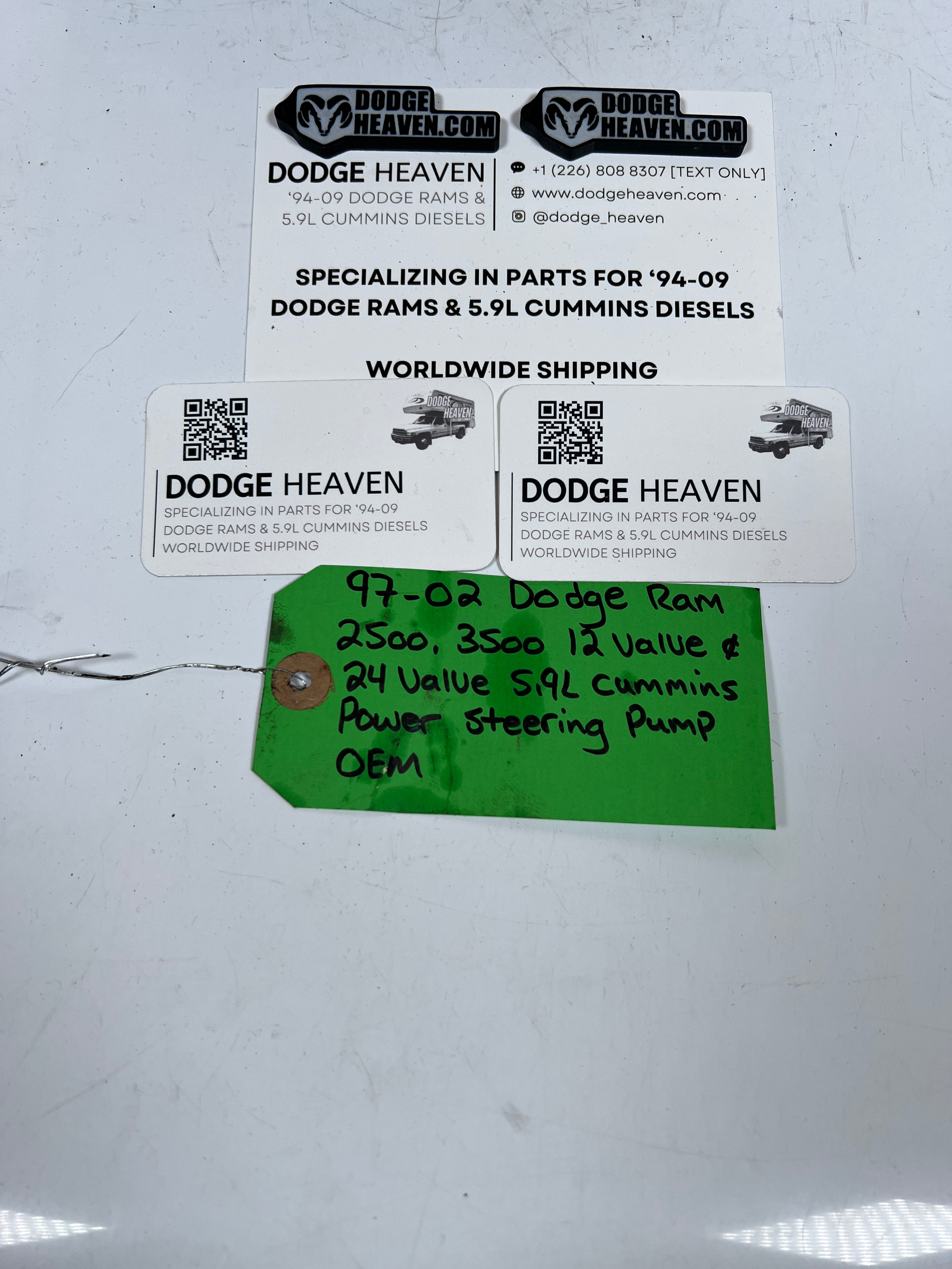 1997-2002 Dodge Ram 12V & 24V 5.9L Cummins Power Steering Pump