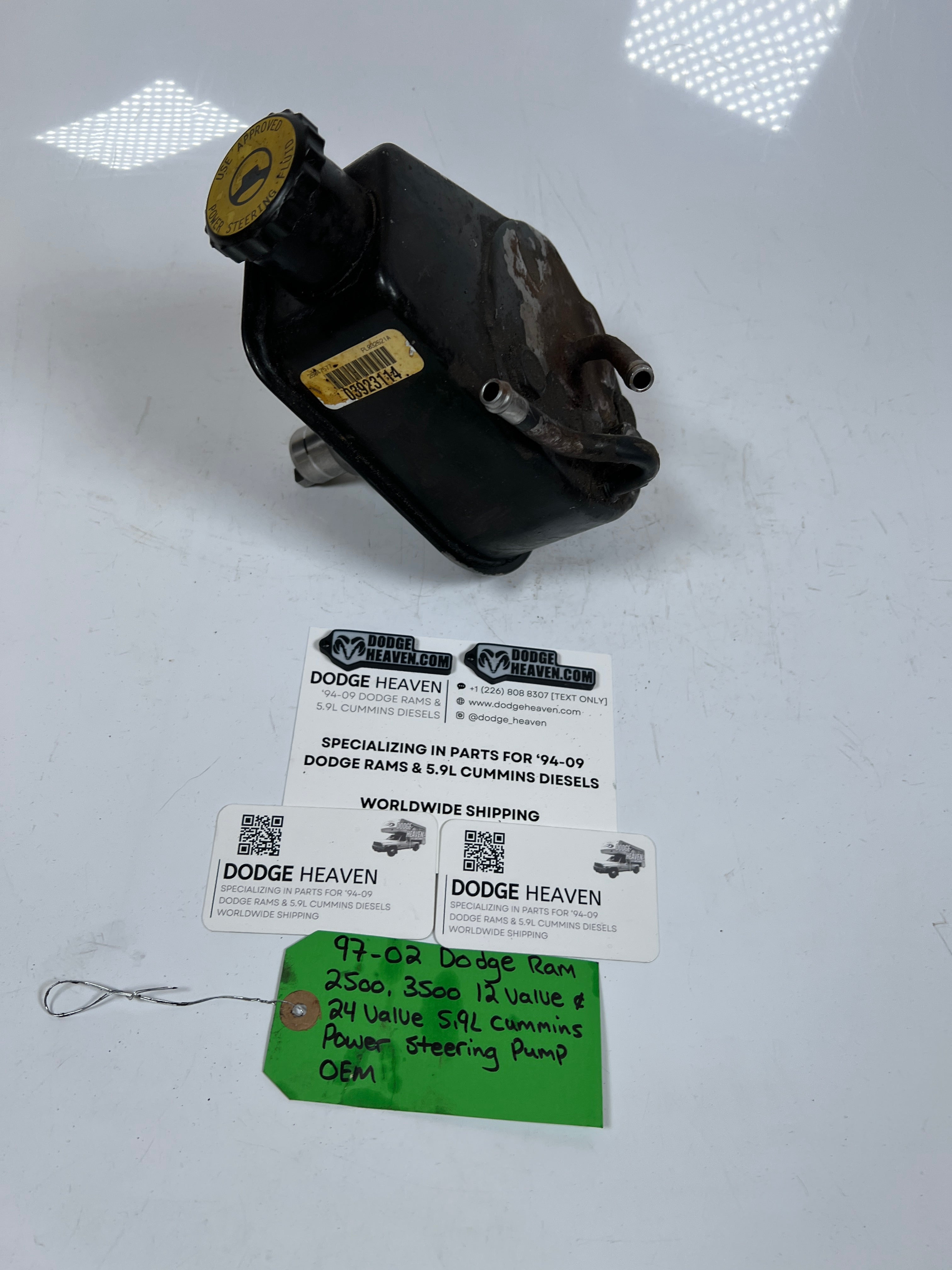 1997-2002 Dodge Ram 12V & 24V 5.9L Cummins Power Steering Pump