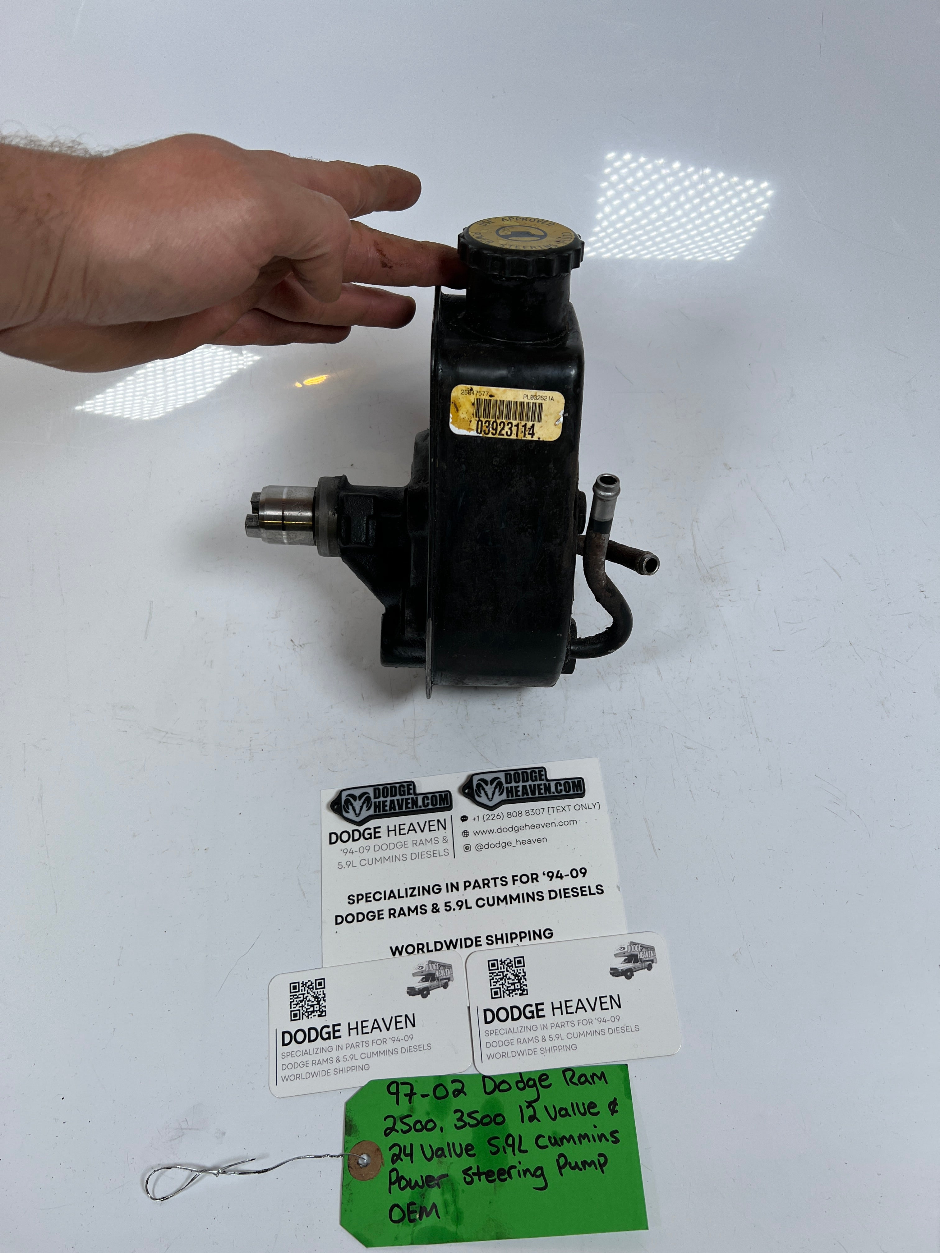 1997-2002 Dodge Ram 12V & 24V 5.9L Cummins Power Steering Pump