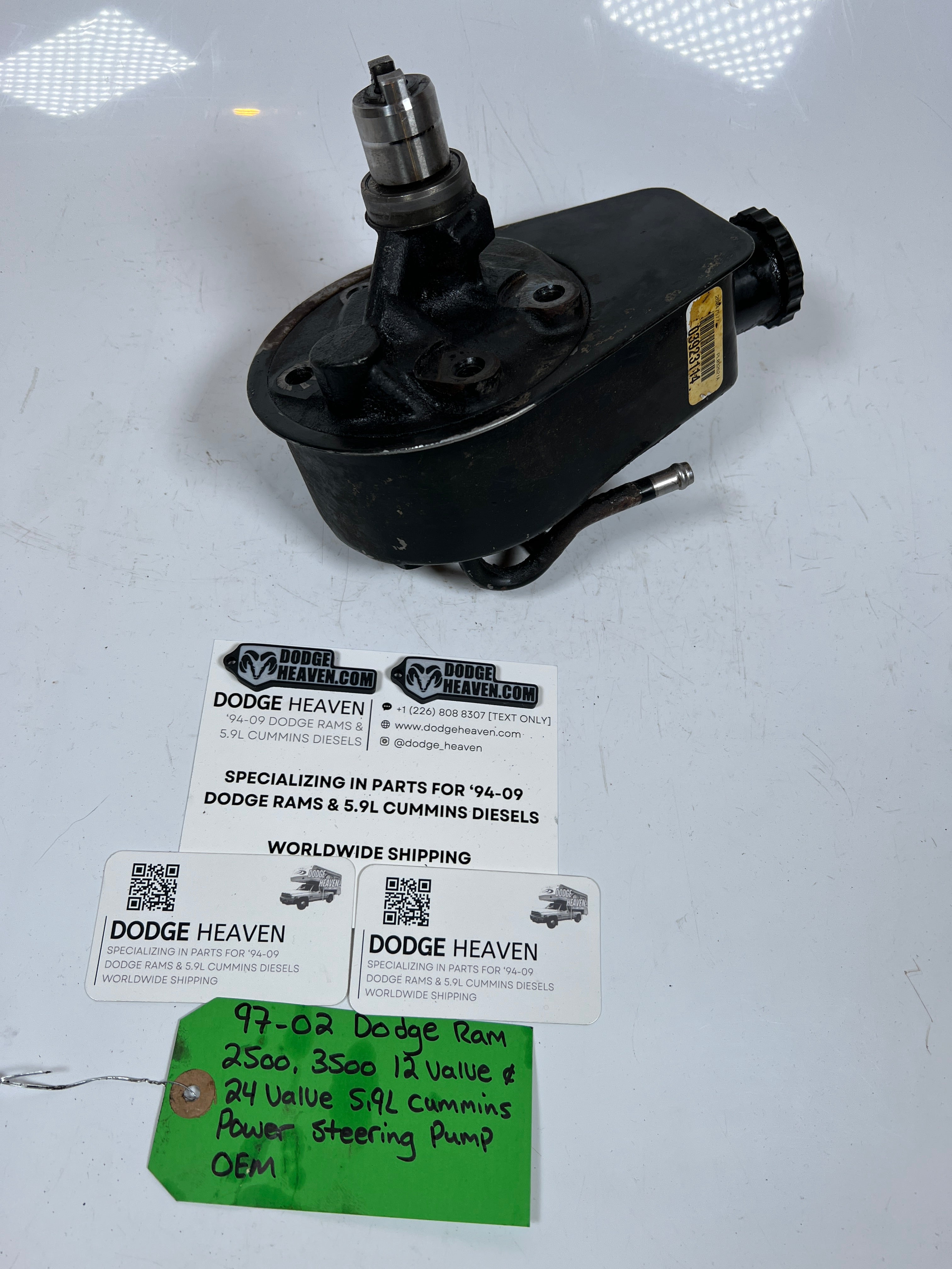 1997-2002 Dodge Ram 12V & 24V 5.9L Cummins Power Steering Pump