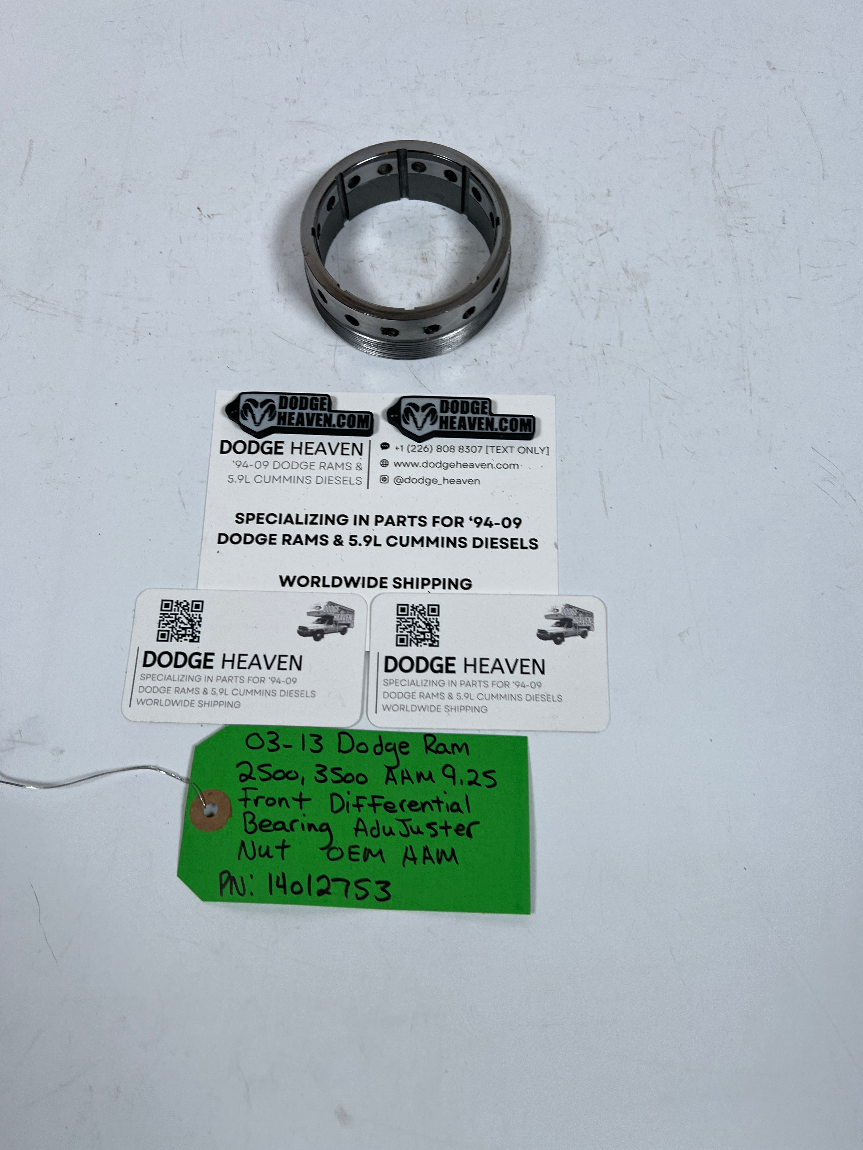 2003-2013 Dodge Ram AAM 9.25 Front Differential Bearing Adjuster Nut