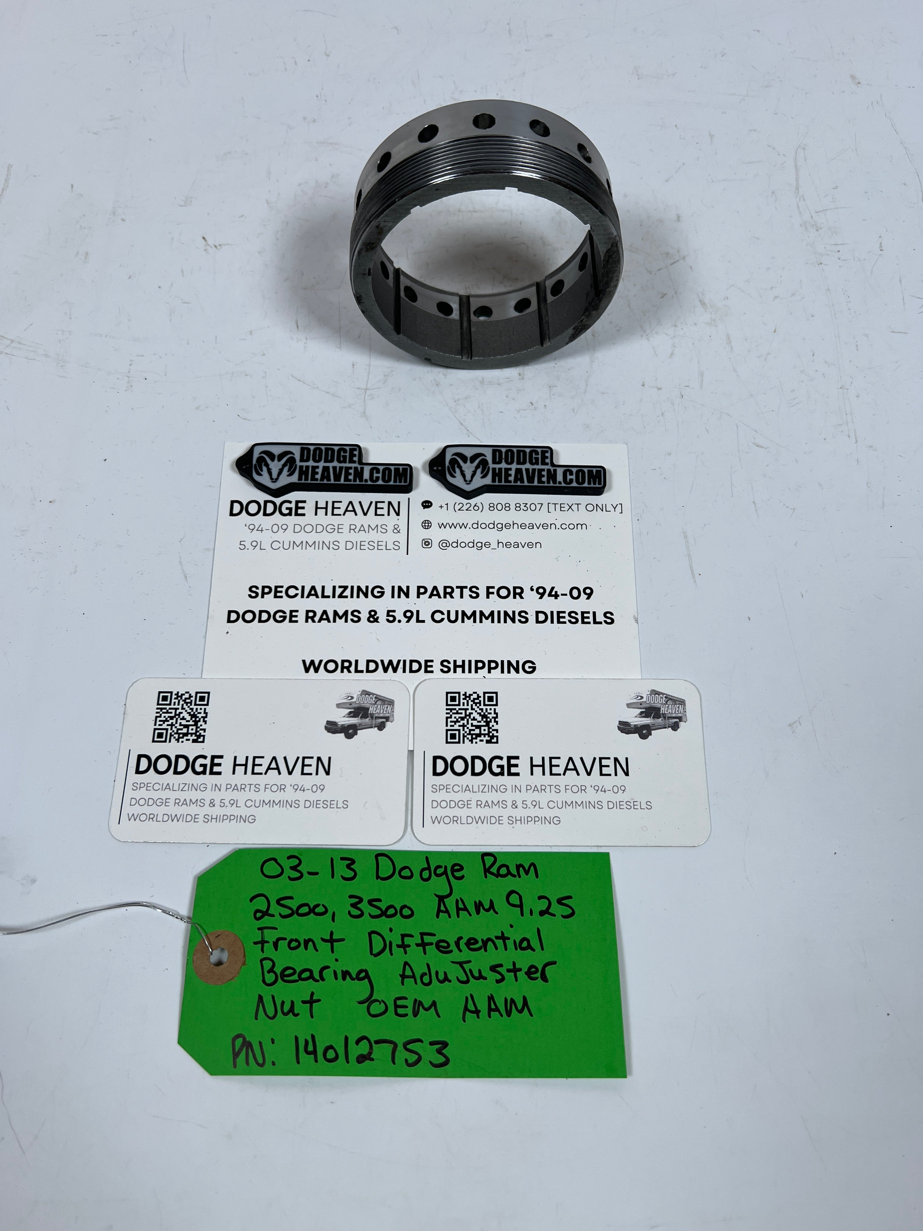 2003-2013 Dodge Ram AAM 9.25 Front Differential Bearing Adjuster Nut