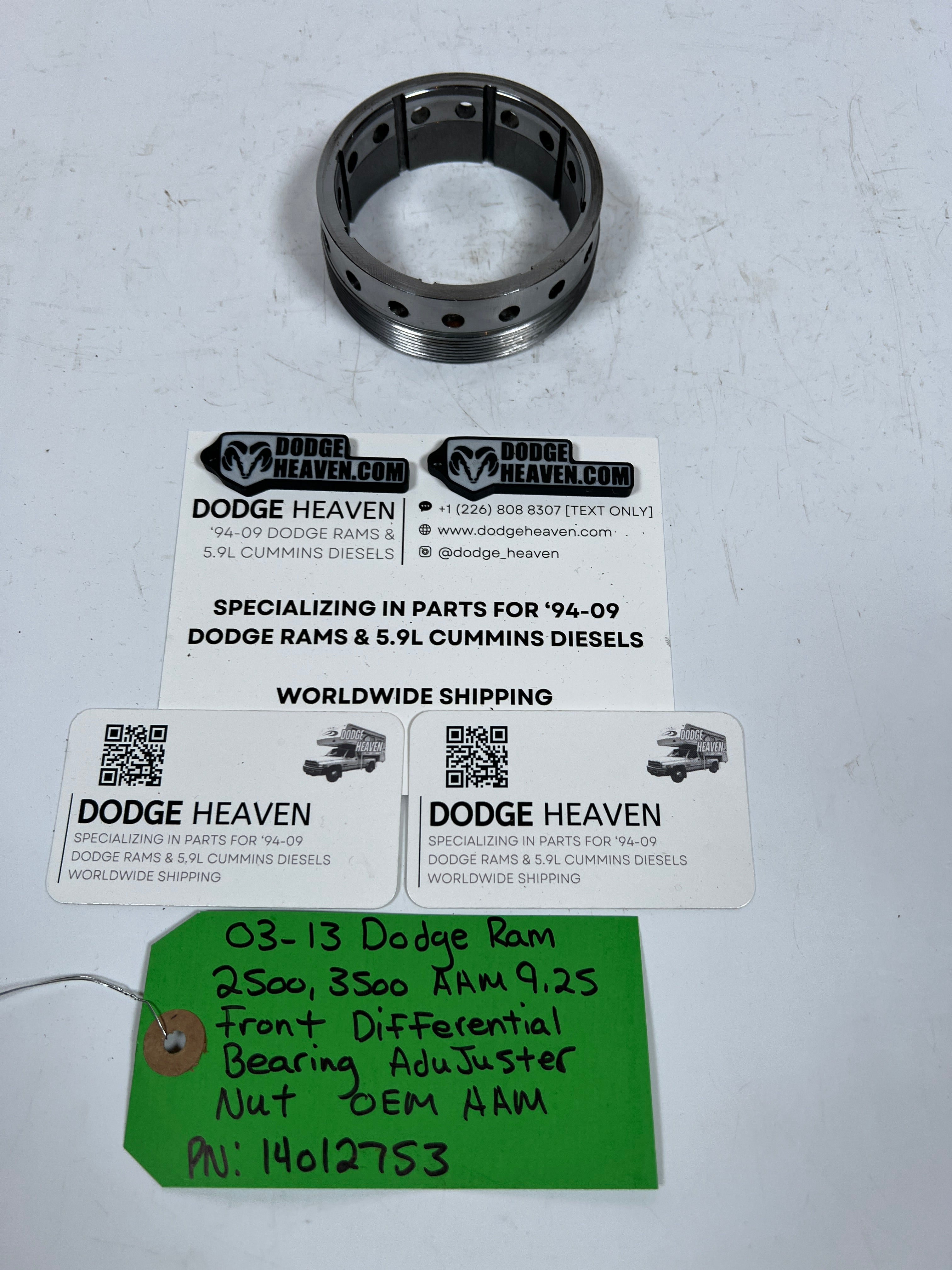 2003-2013 Dodge Ram AAM 9.25 Front Differential Bearing Adjuster Nut