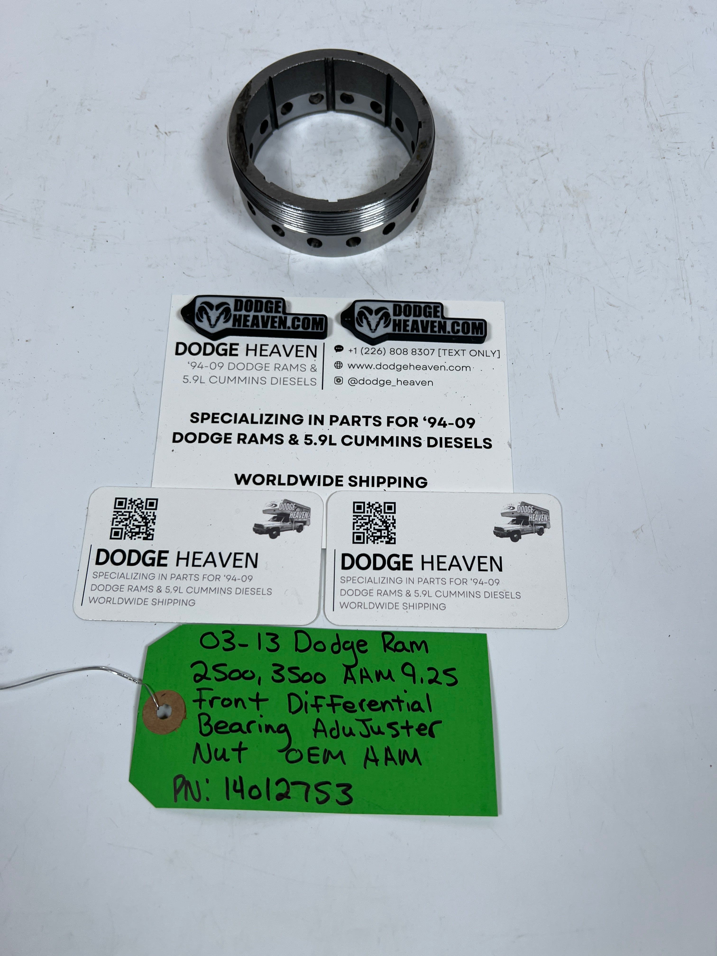 2003-2013 Dodge Ram AAM 9.25 Front Differential Bearing Adjuster Nut