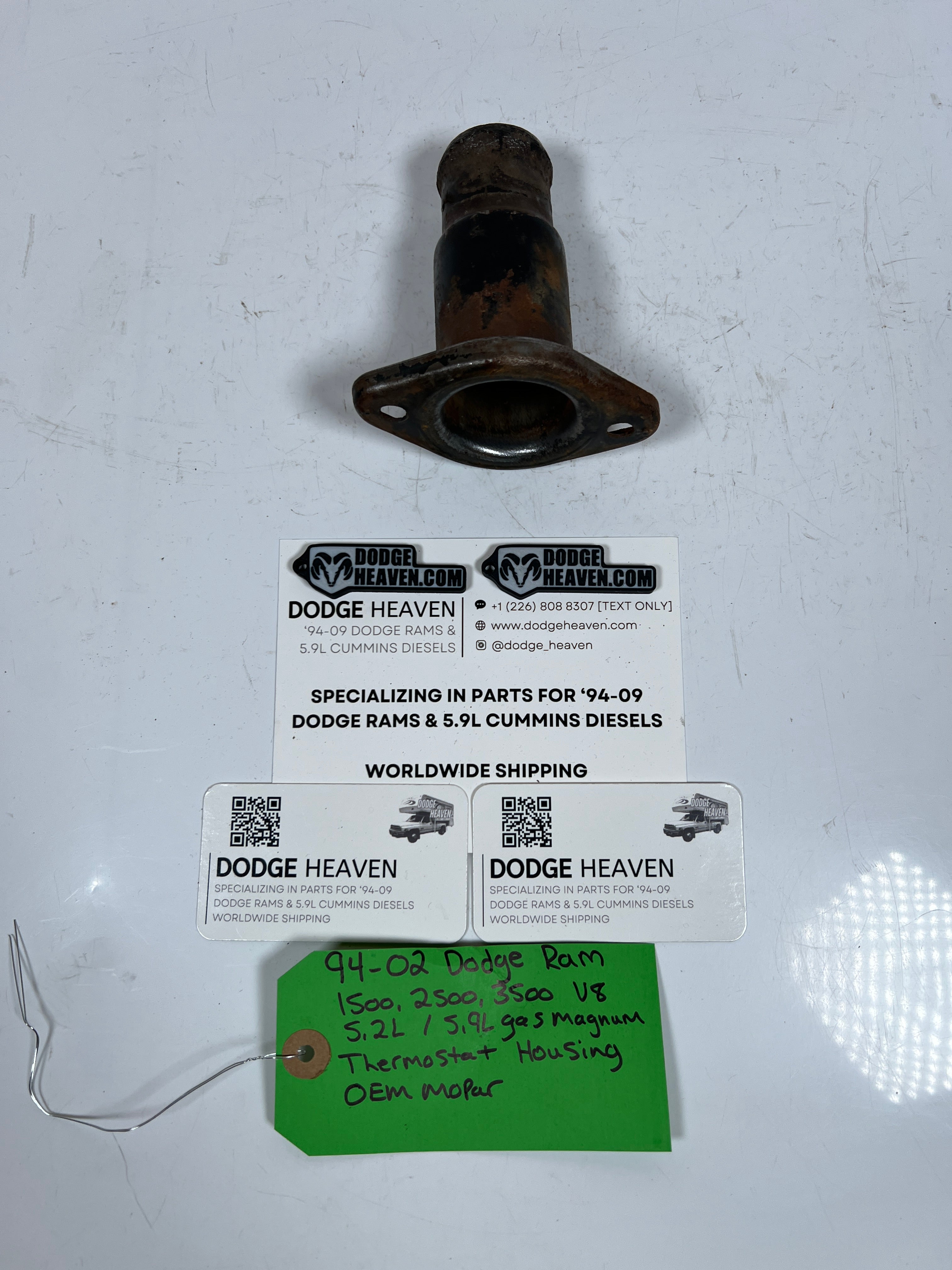 1994-2002 Dodge Ram 1500-3500 5.2L 5.9L Gas Magnum Thermostat Housing