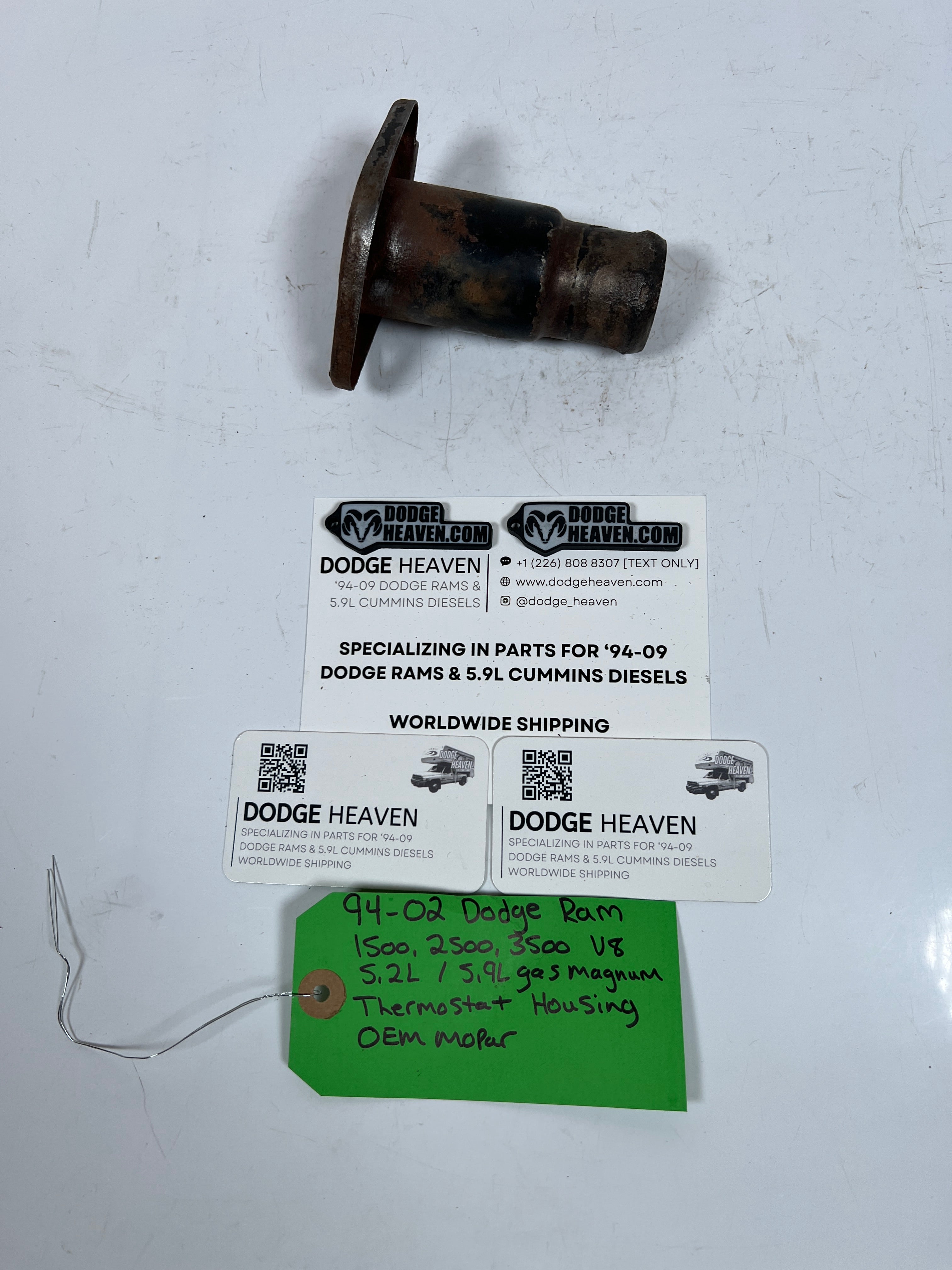 1994-2002 Dodge Ram 1500-3500 5.2L 5.9L Gas Magnum Thermostat Housing