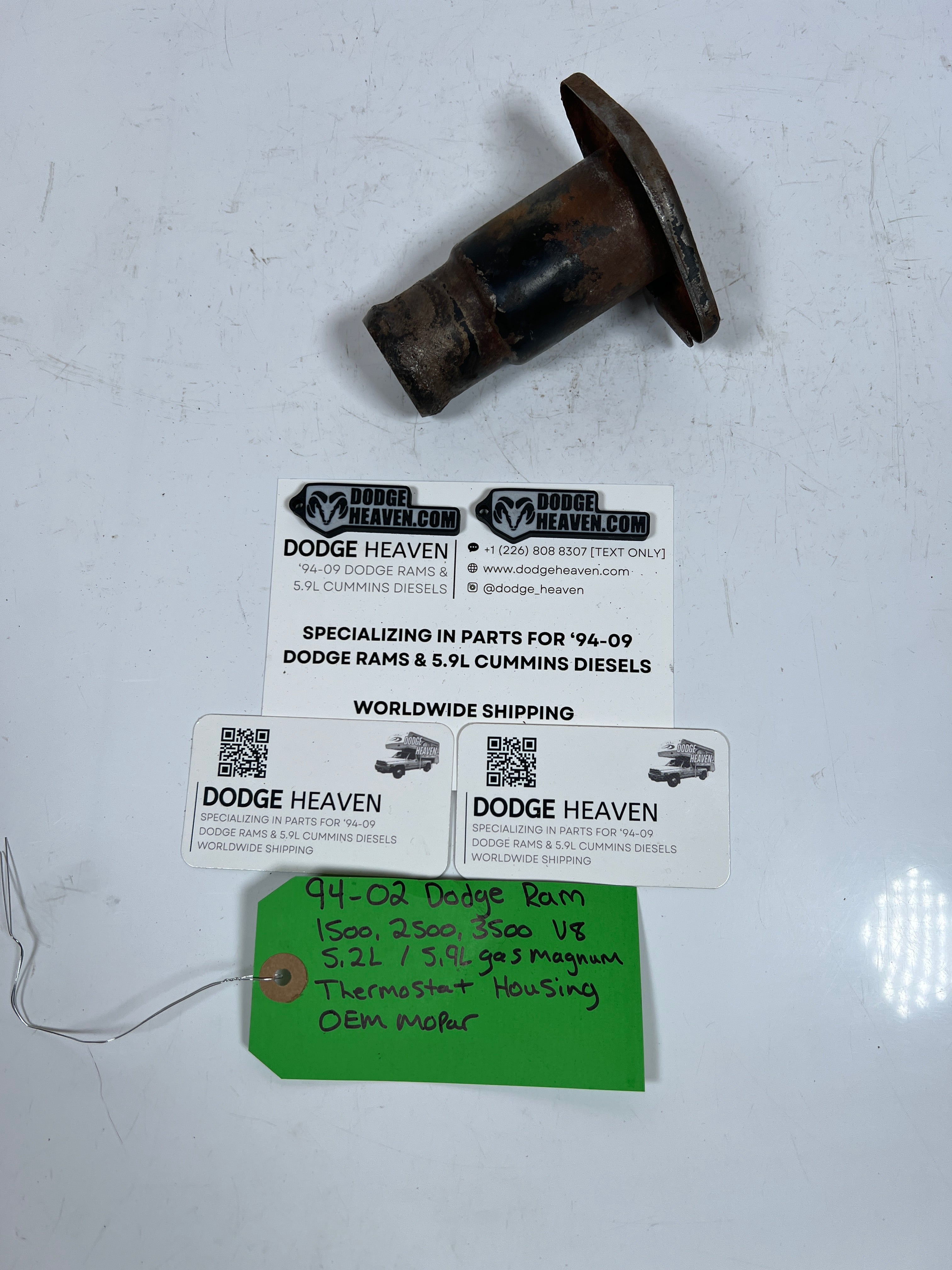 1994-2002 Dodge Ram 1500-3500 5.2L 5.9L Gas Magnum Thermostat Housing
