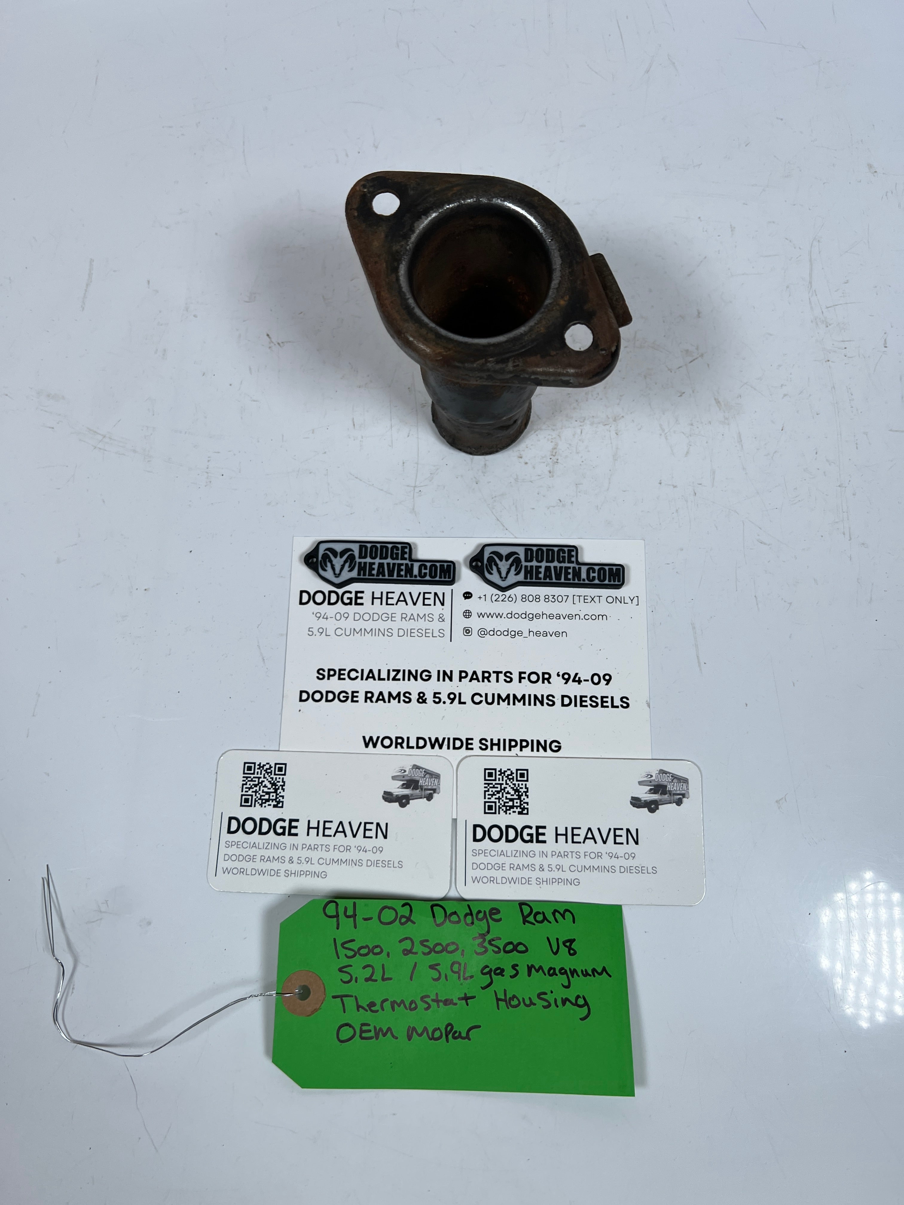 1994-2002 Dodge Ram 1500-3500 5.2L 5.9L Gas Magnum Thermostat Housing