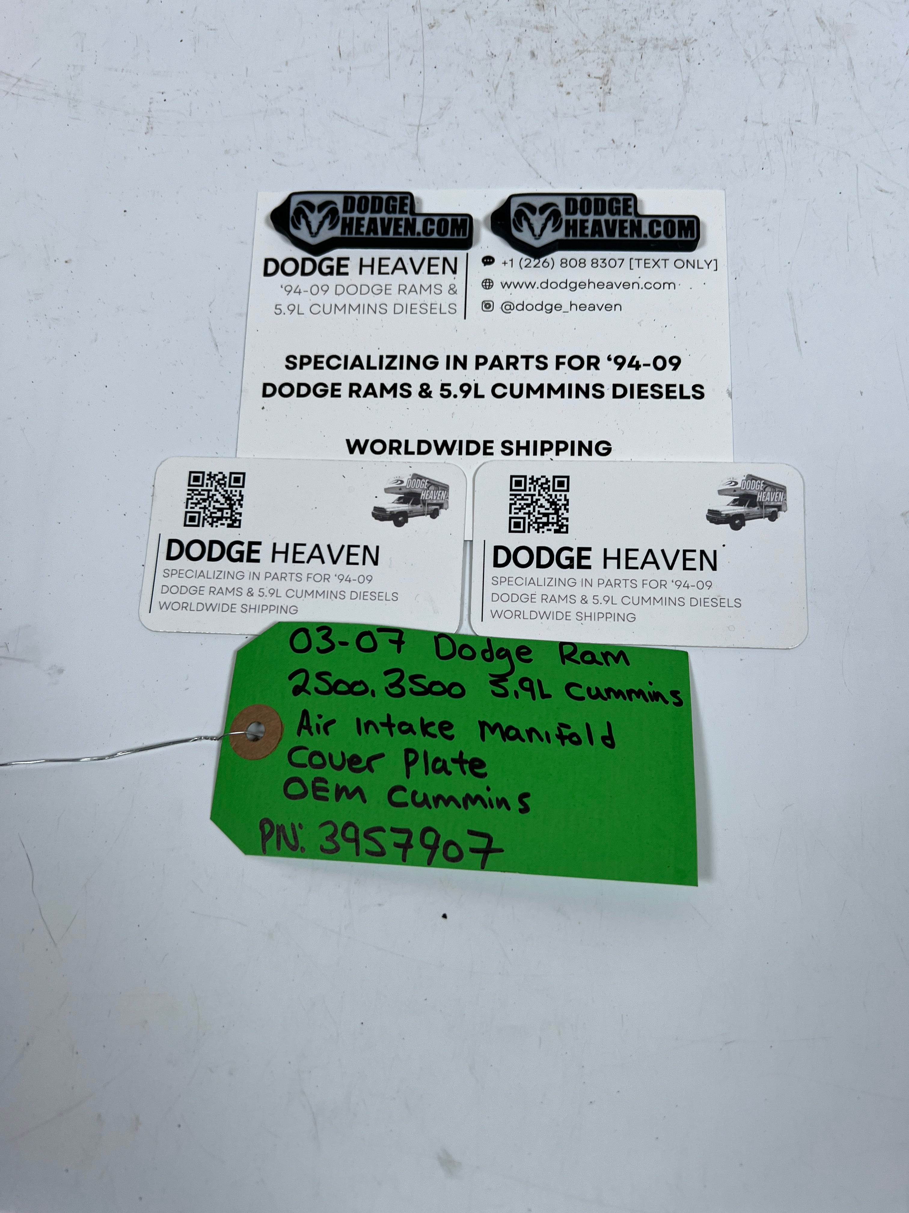 2003-2007 Dodge Ram 5.9L Cummins Air Intake Manifold Cover Plate