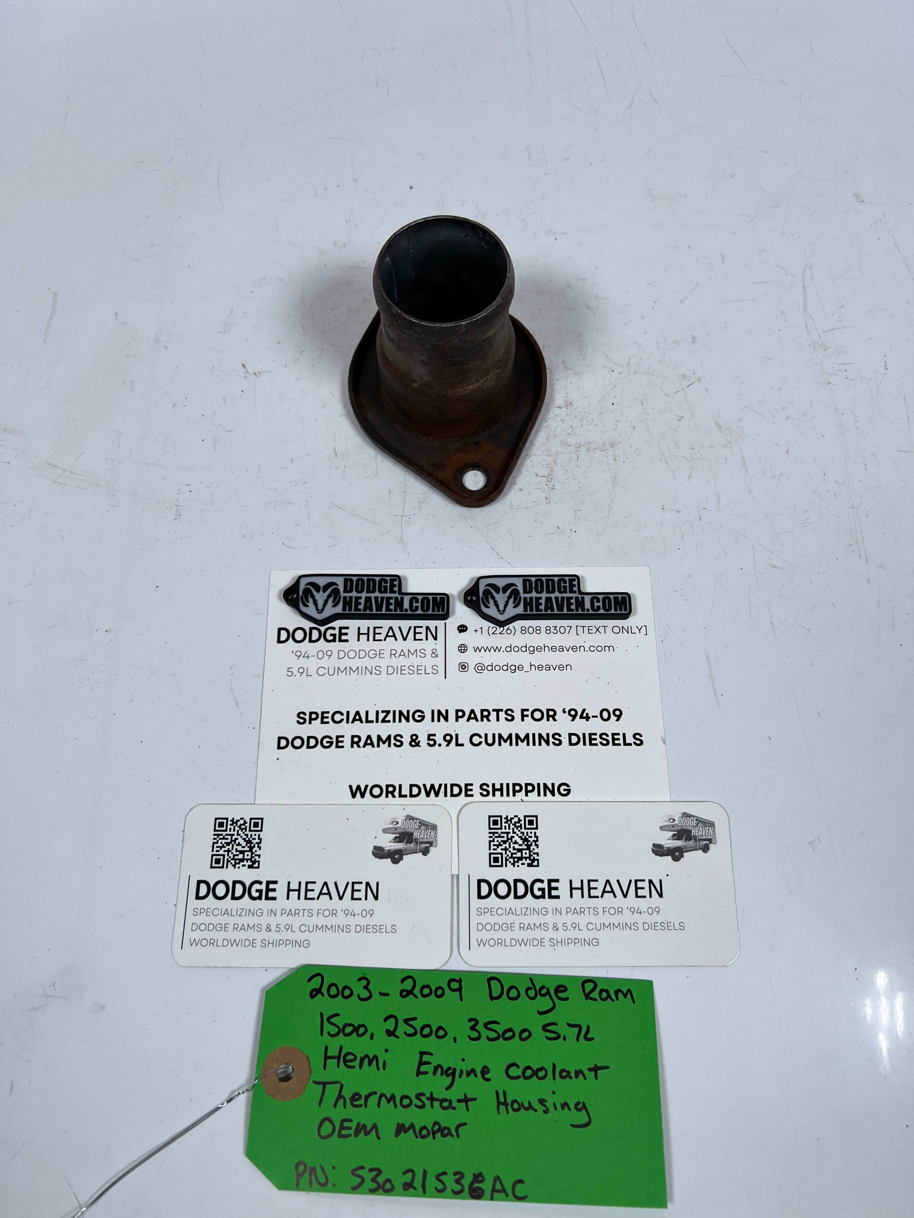 2003-2009 Dodge Ram 5.7L Hemi Engine Coolant Thermostat Housing