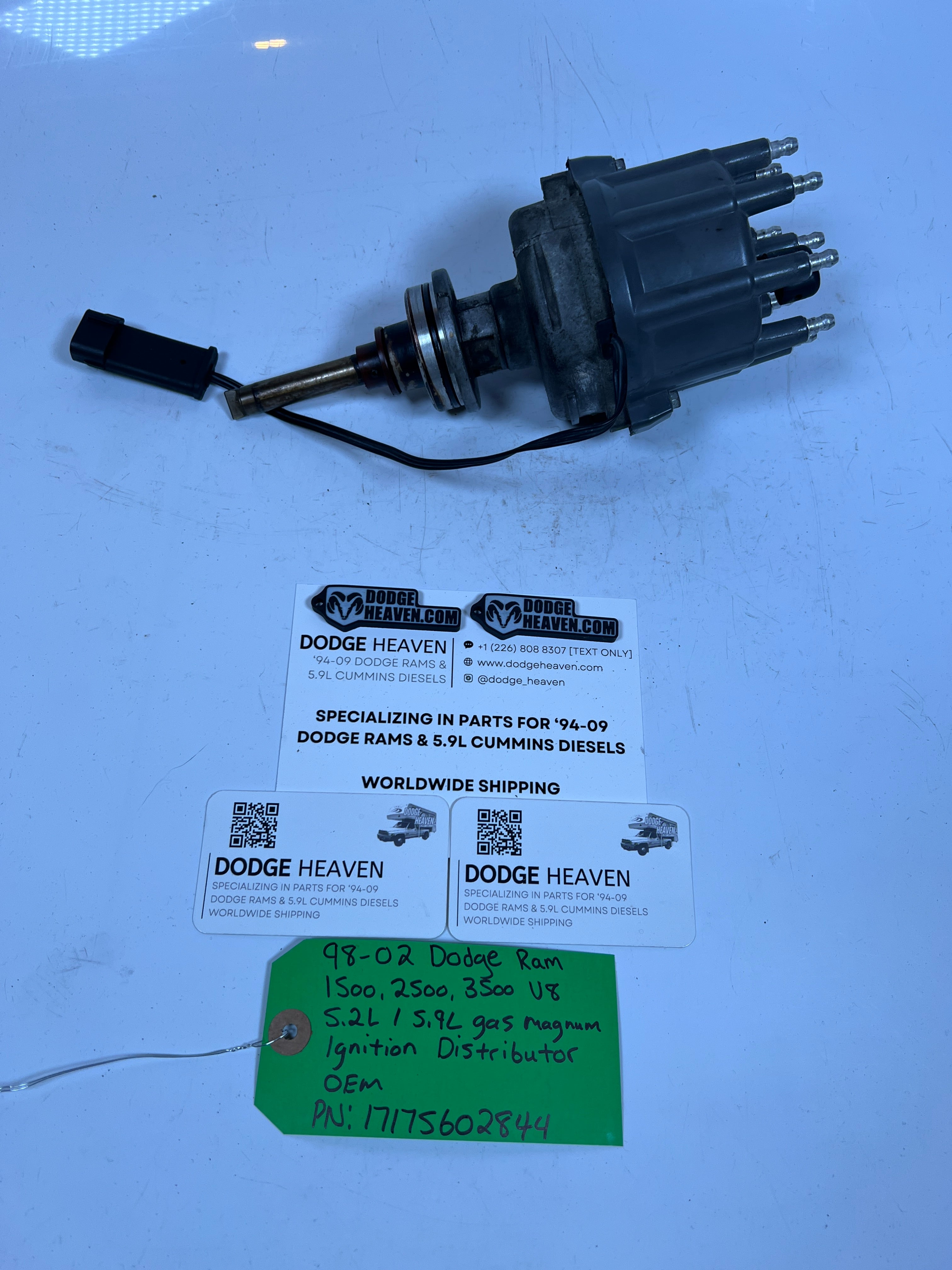1998-2002 Dodge Ram 1500-3500 5,.2L 5.9L Gas Magnum Ignition Distributor