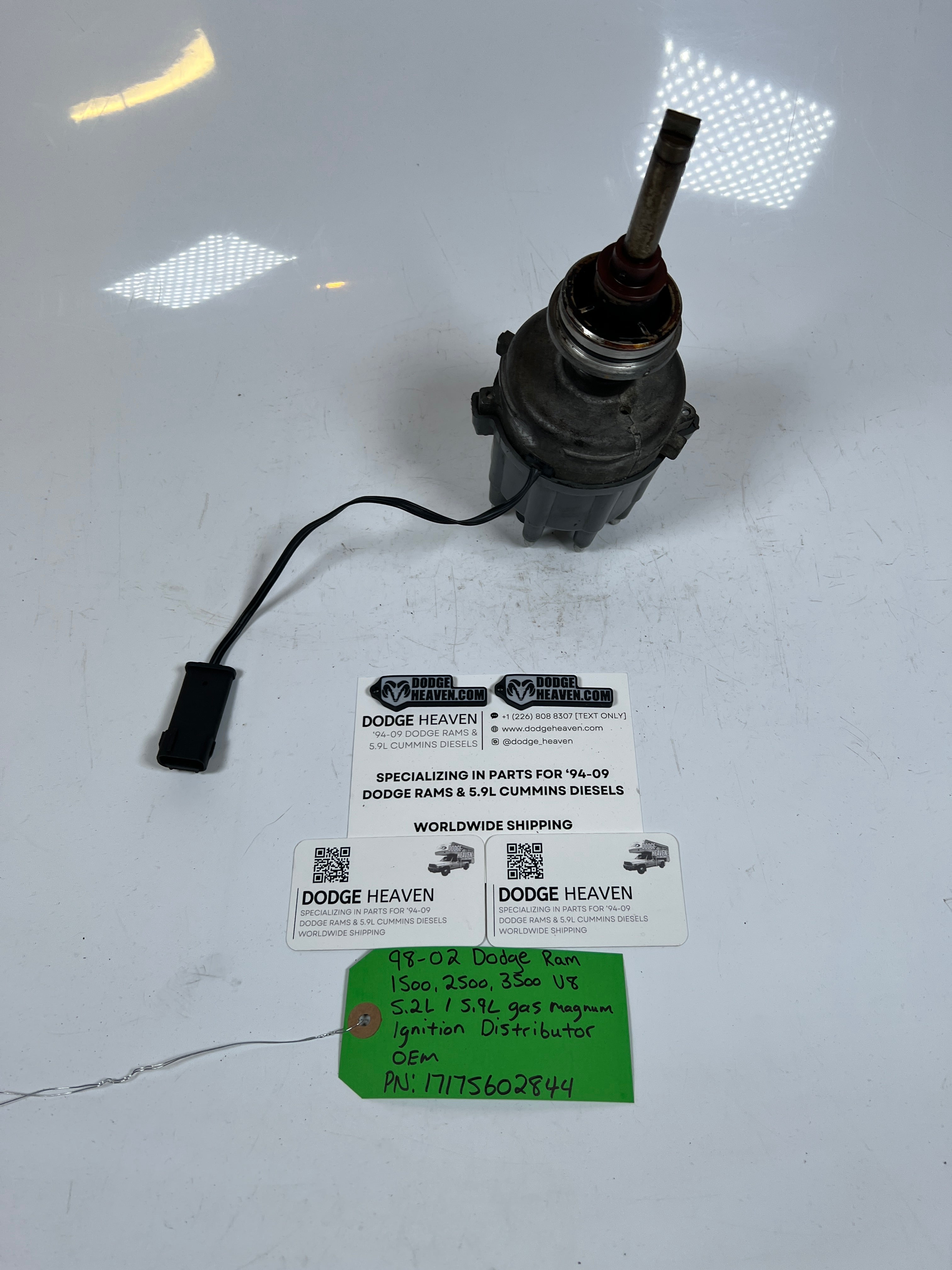 1998-2002 Dodge Ram 1500-3500 5,.2L 5.9L Gas Magnum Ignition Distributor