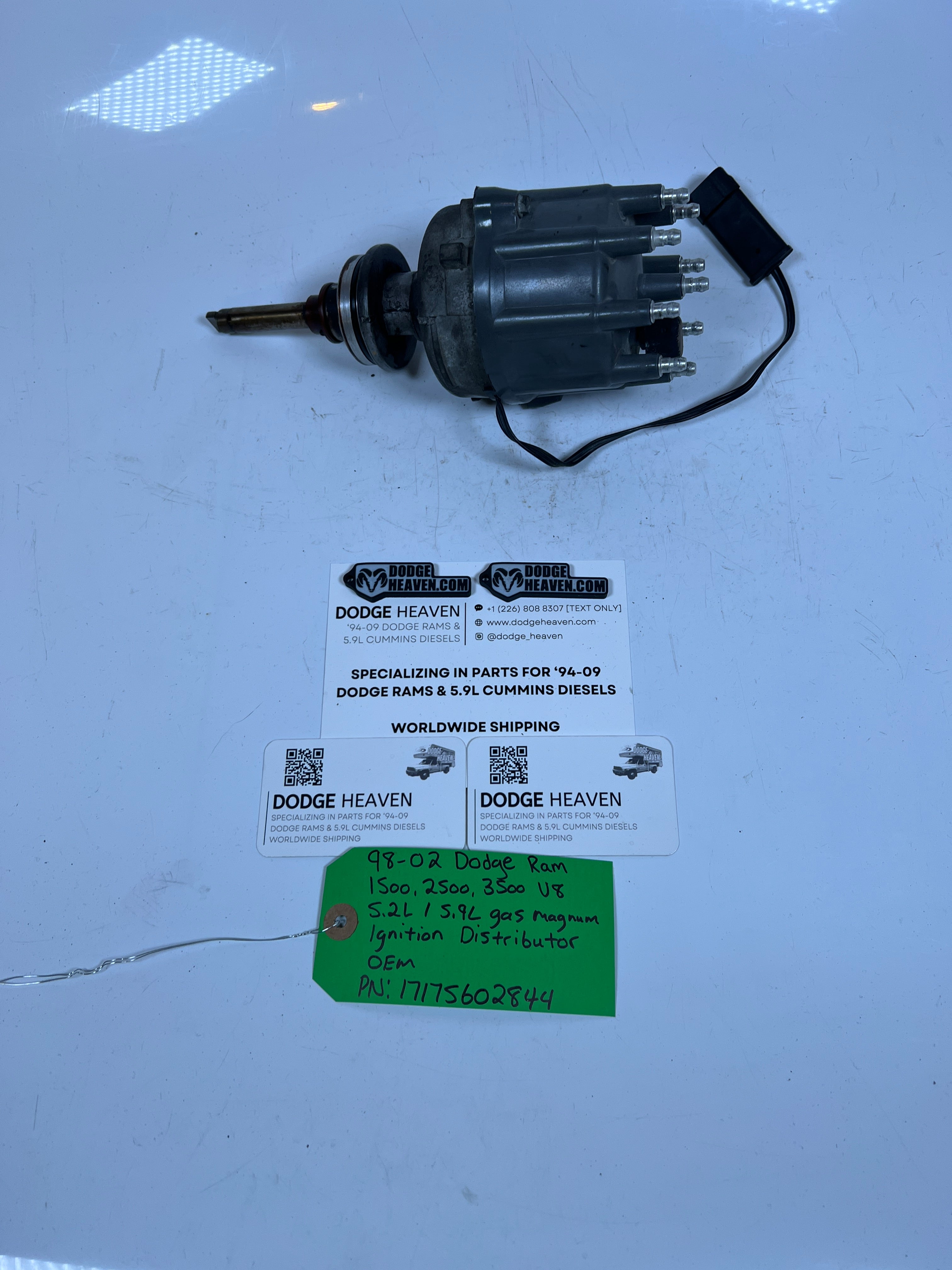 1998-2002 Dodge Ram 1500-3500 5,.2L 5.9L Gas Magnum Ignition Distributor