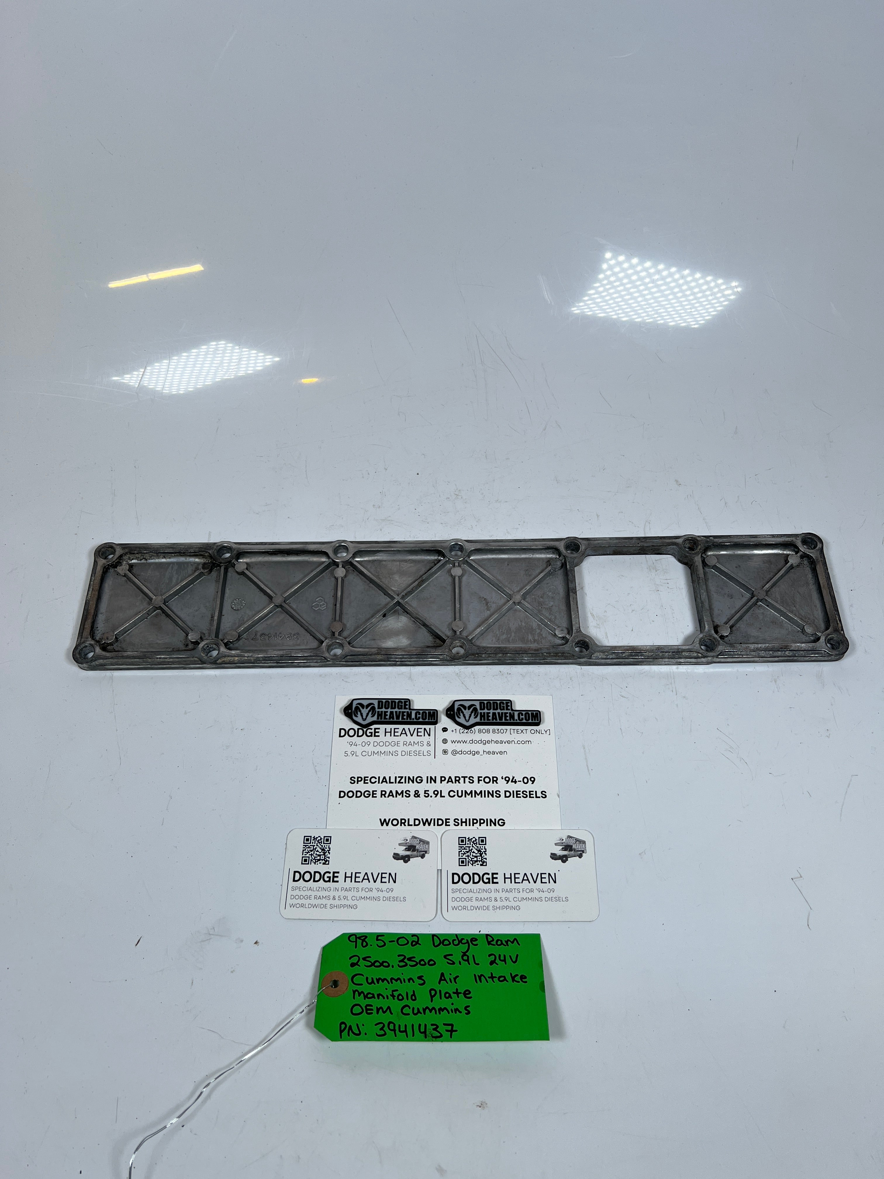 1998.5-2002 Dodge Ram 24V 5.9l Cummins Intake Manifold Plate