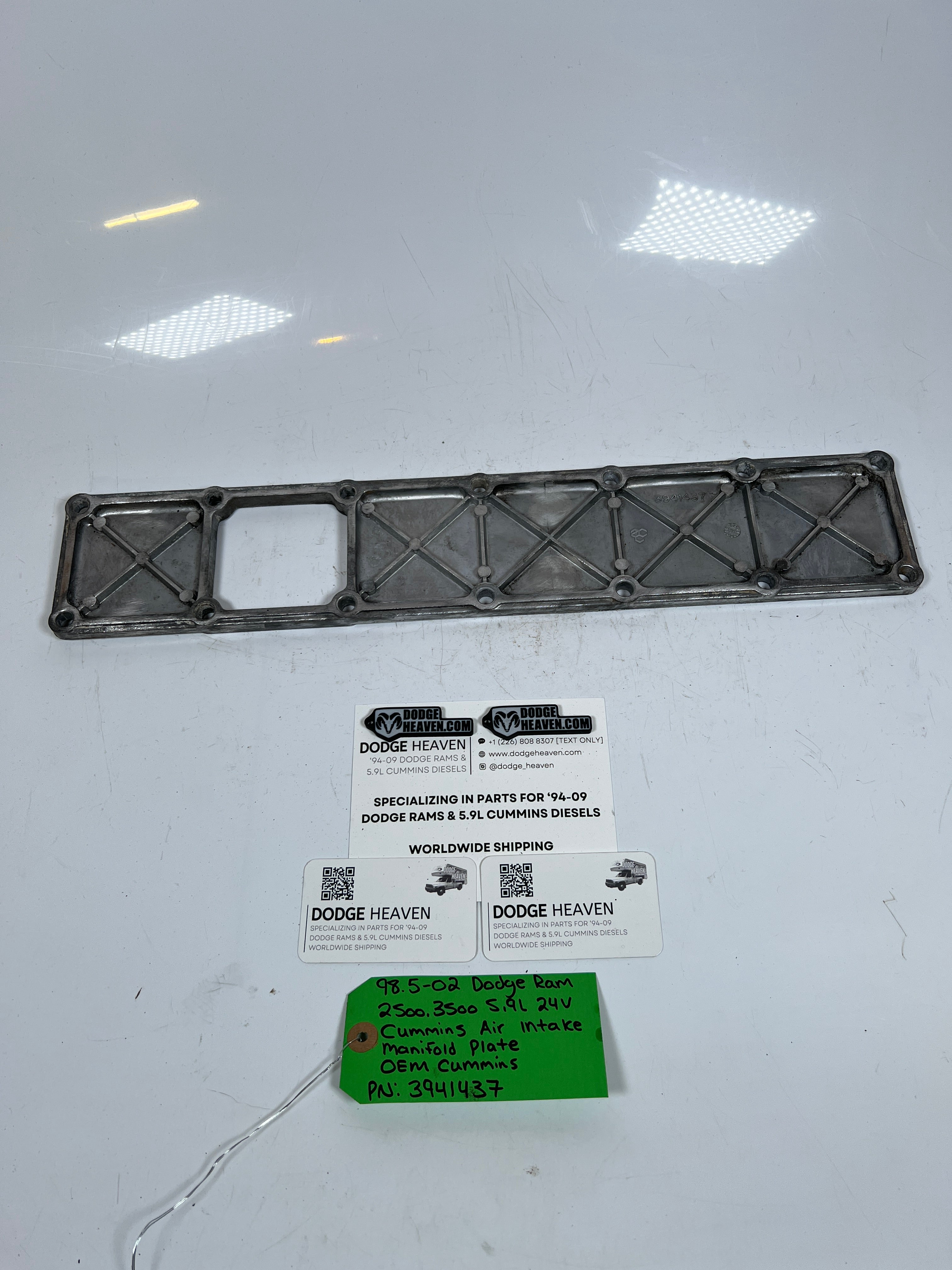 1998.5-2002 Dodge Ram 24V 5.9l Cummins Intake Manifold Plate