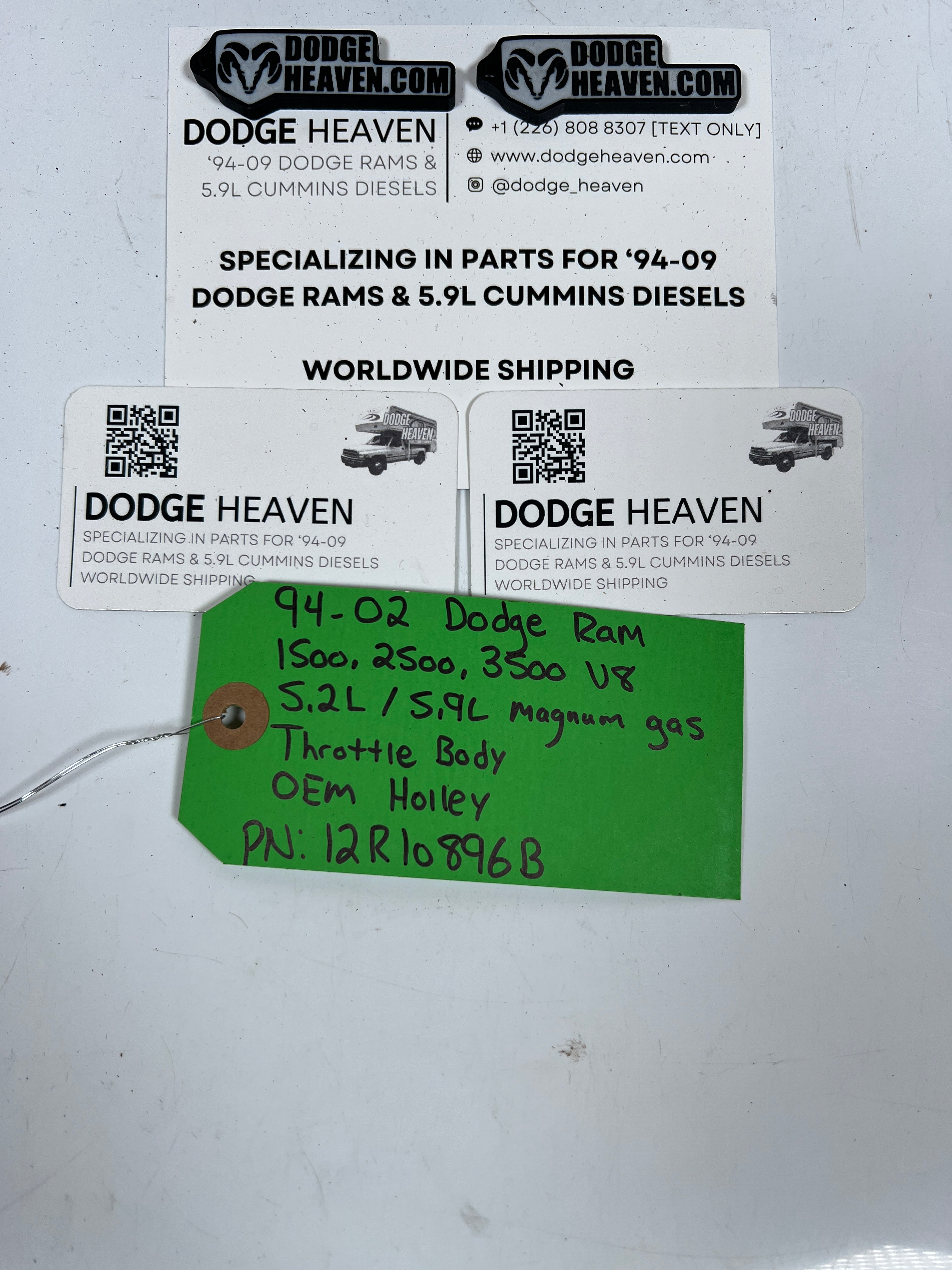 1994-2002 Dodge Ram 1500-3500 5.2L 5.9L V8 gas Magnum Throttle Body