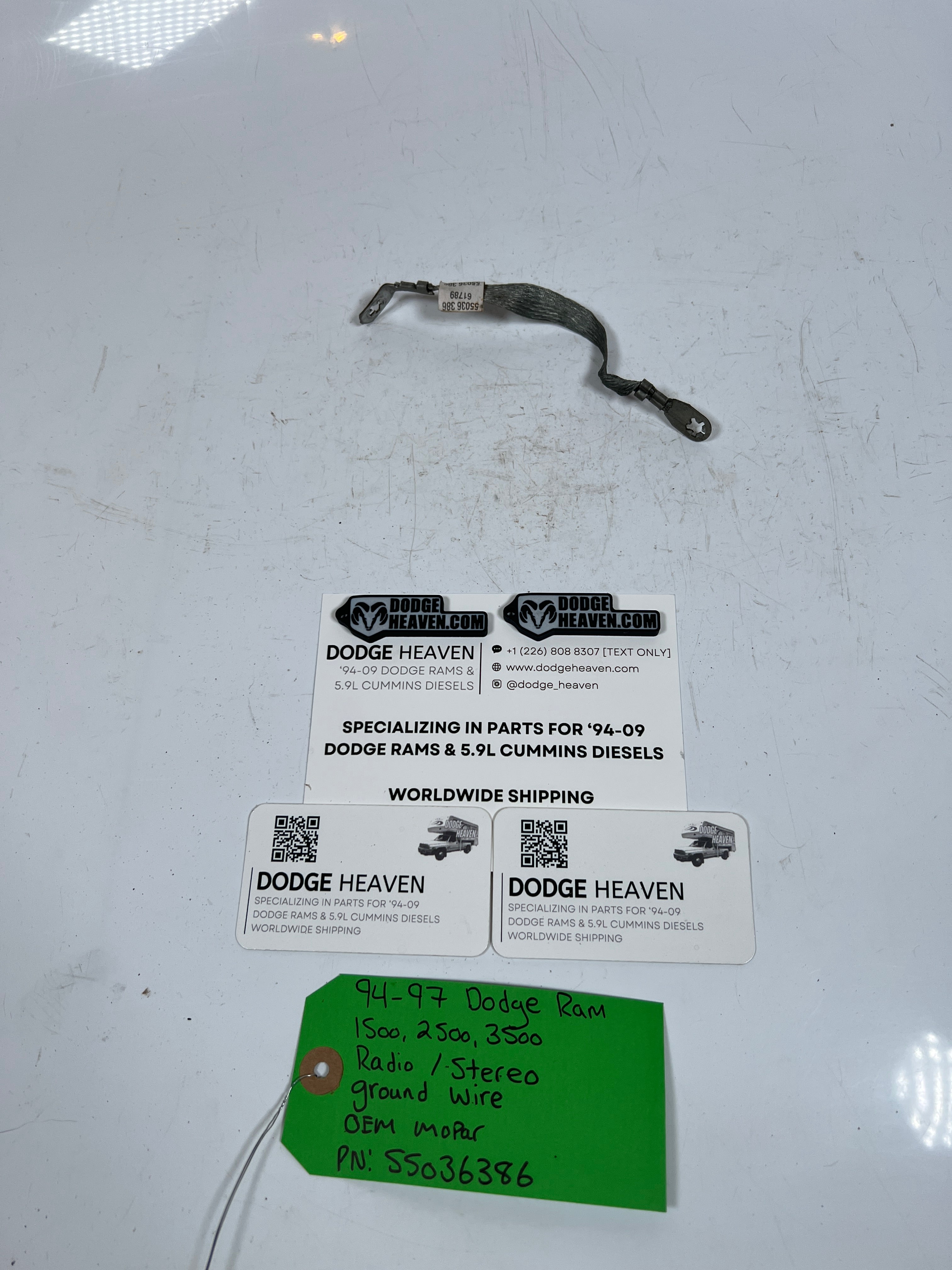 1994-1997 Dodge Ram 1500-3500 Radio / Stereo Ground Wire