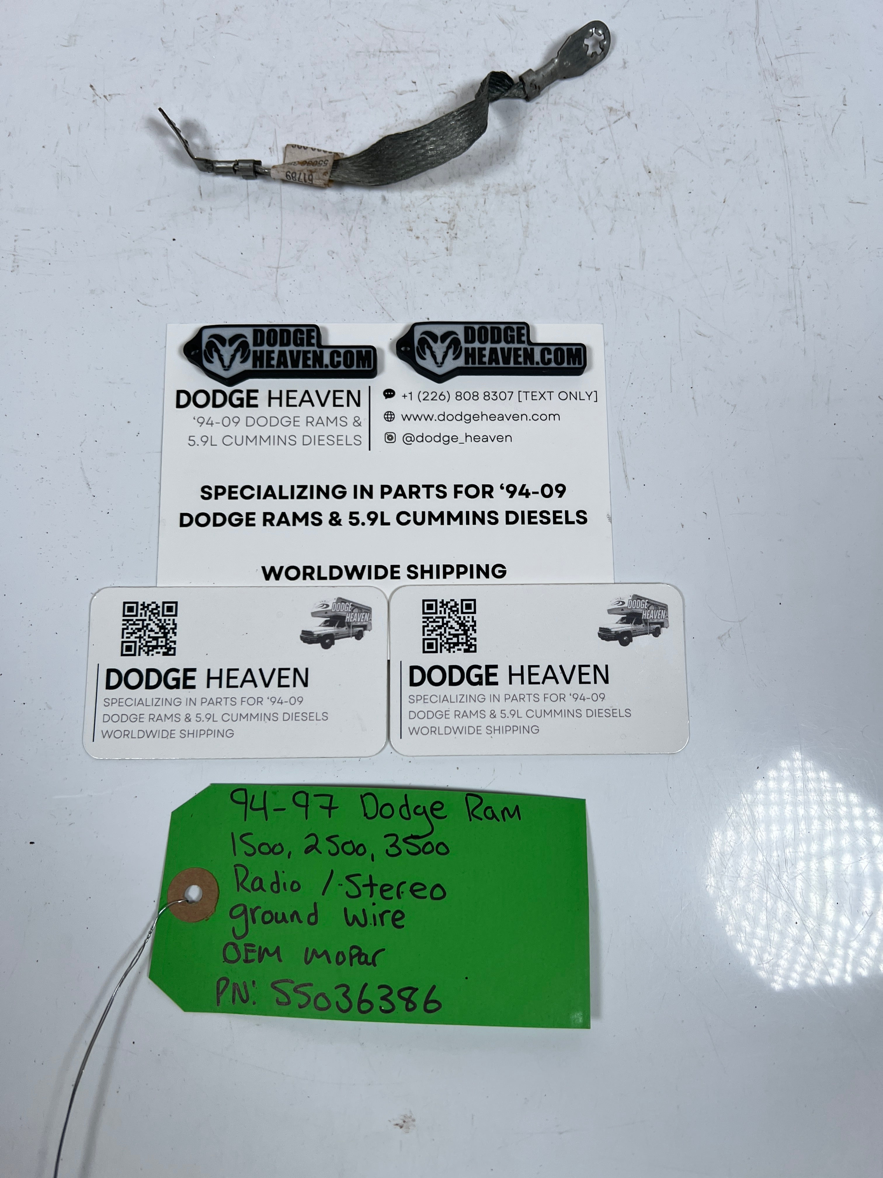 1994-1997 Dodge Ram 1500-3500 Radio / Stereo Ground Wire