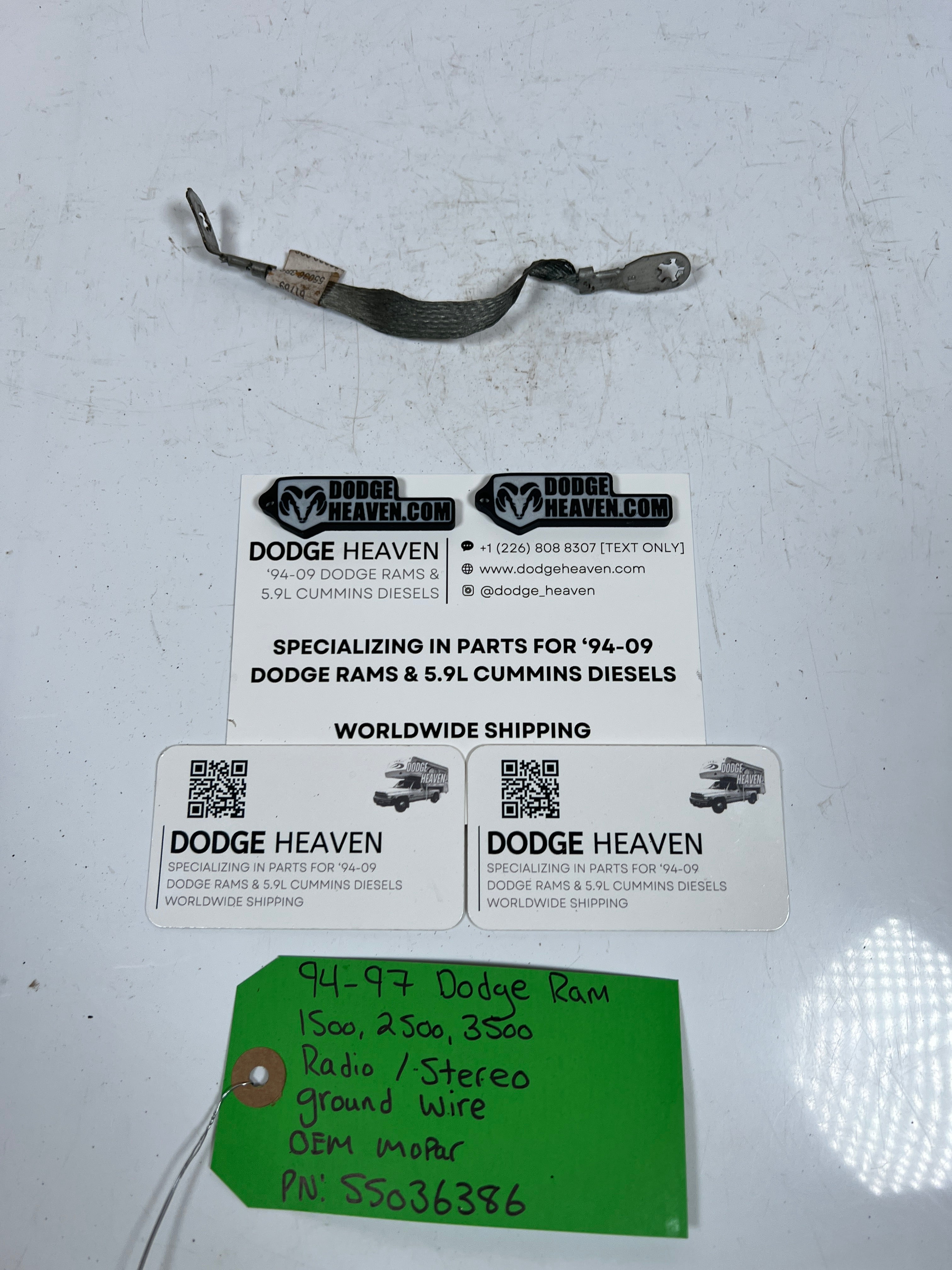 1994-1997 Dodge Ram 1500-3500 Radio / Stereo Ground Wire