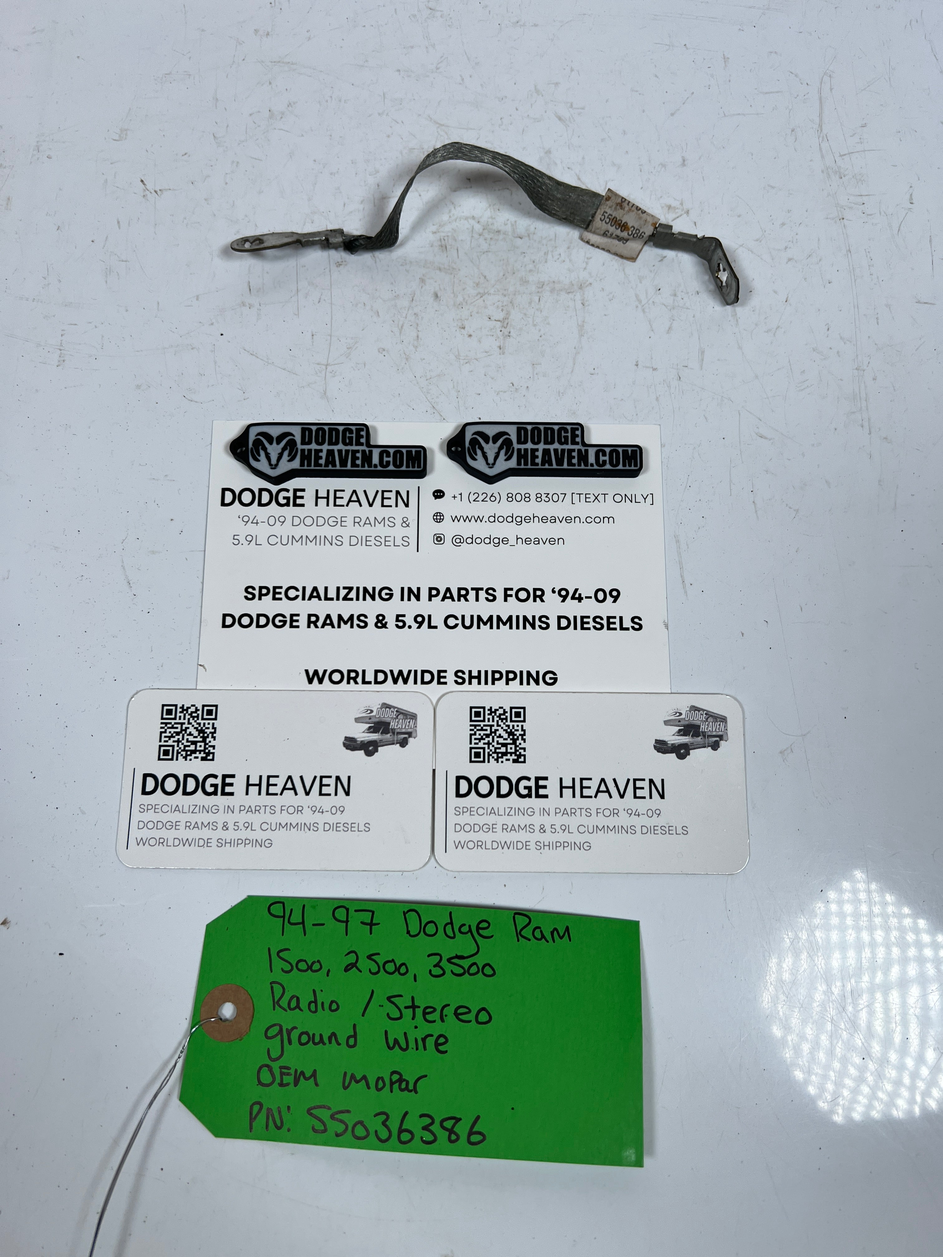 1994-1997 Dodge Ram 1500-3500 Radio / Stereo Ground Wire