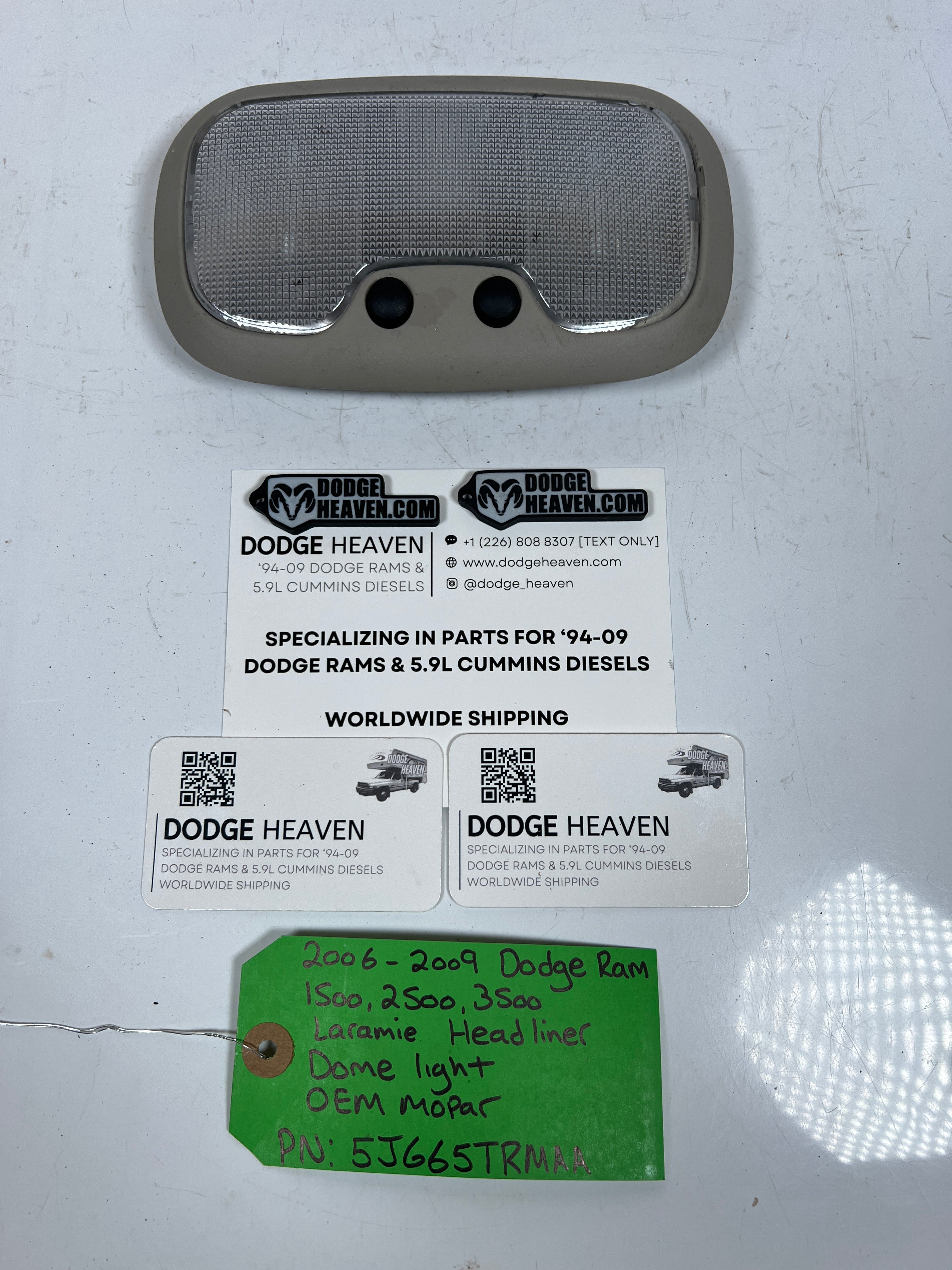 2006-2009 Dodge Ram 1500-3500 Laramie Headliner Dome Light