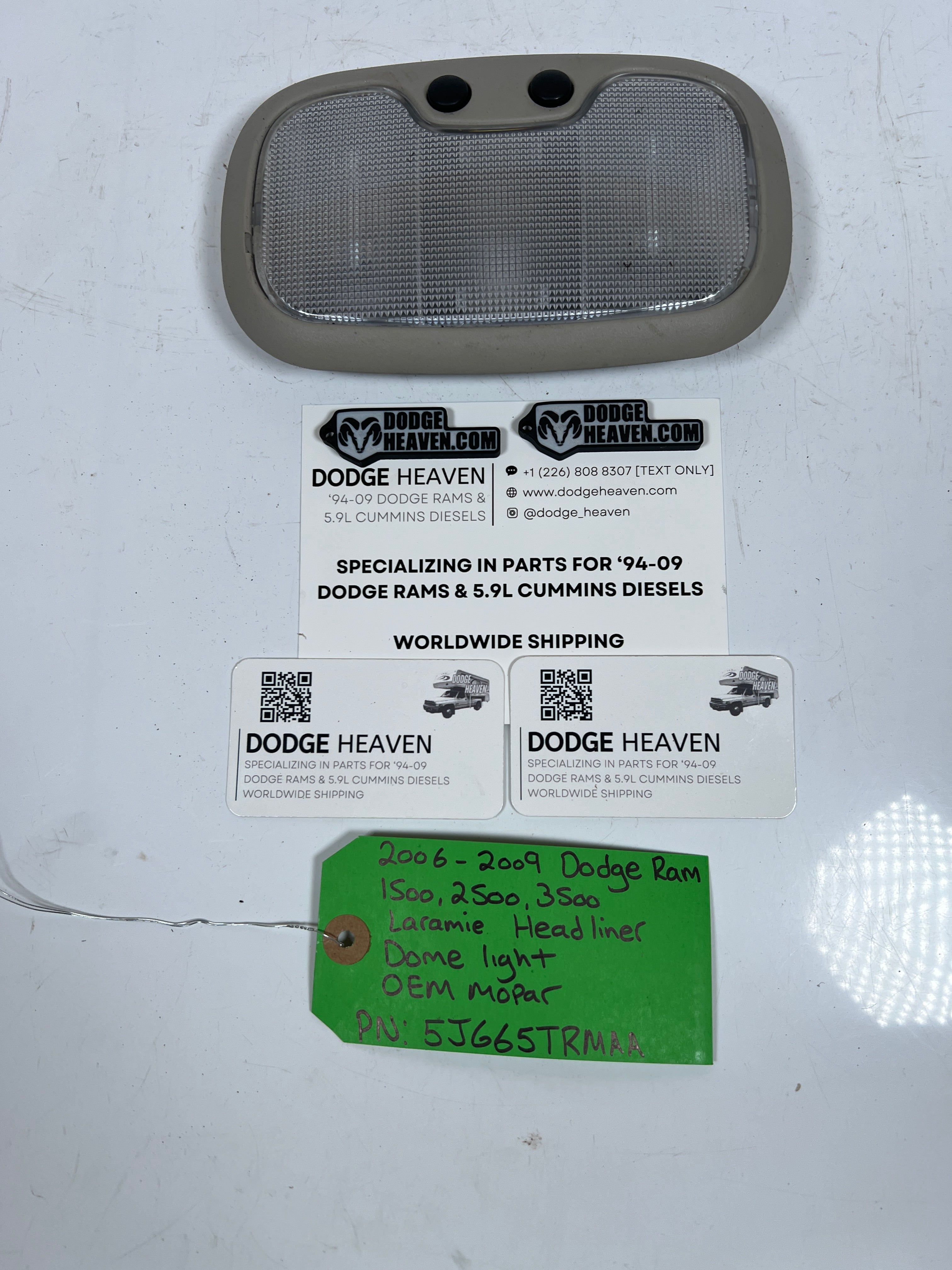 2006-2009 Dodge Ram 1500-3500 Laramie Headliner Dome Light