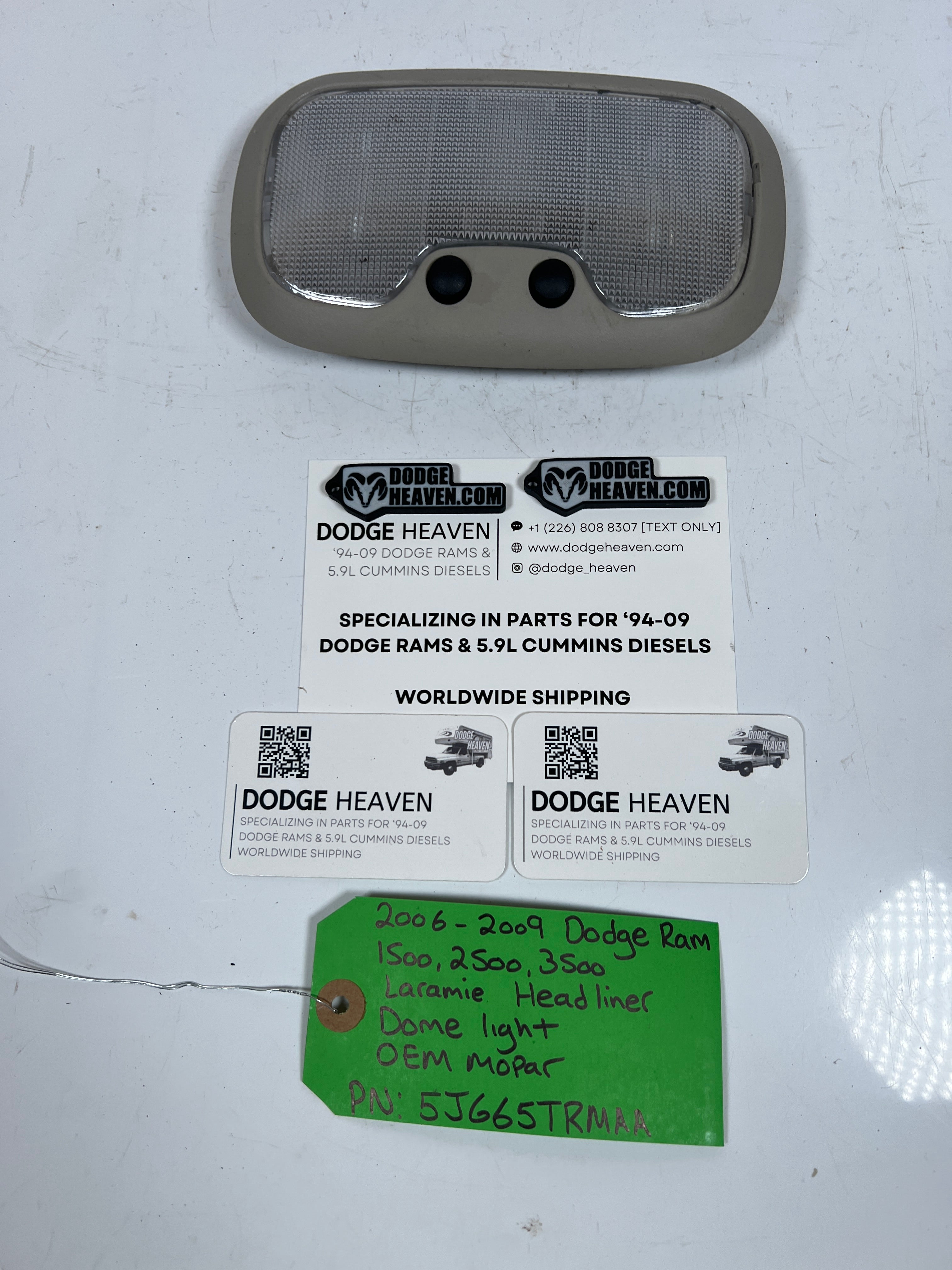 2006-2009 Dodge Ram 1500-3500 Laramie Headliner Dome Light