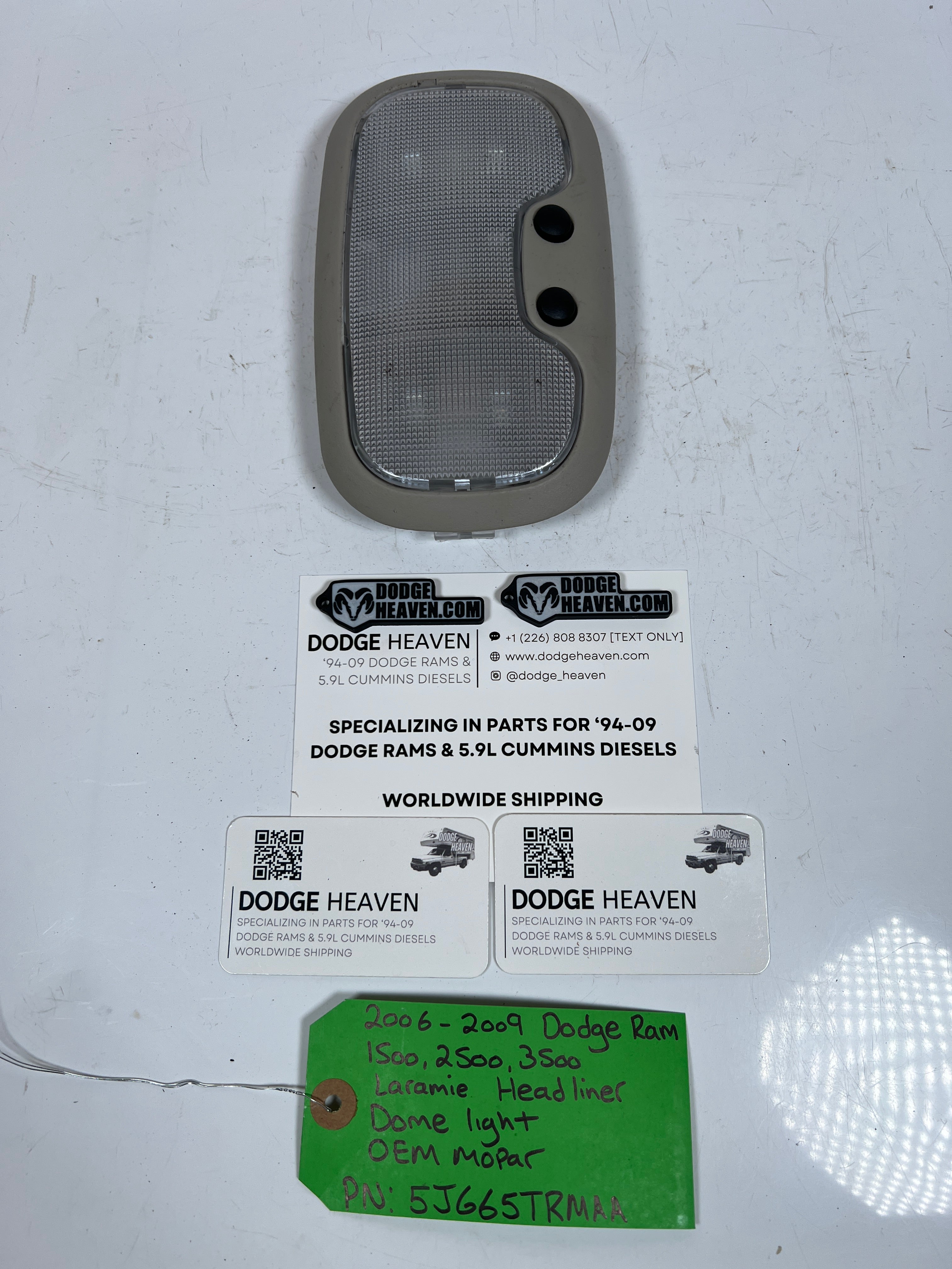 2006-2009 Dodge Ram 1500-3500 Laramie Headliner Dome Light