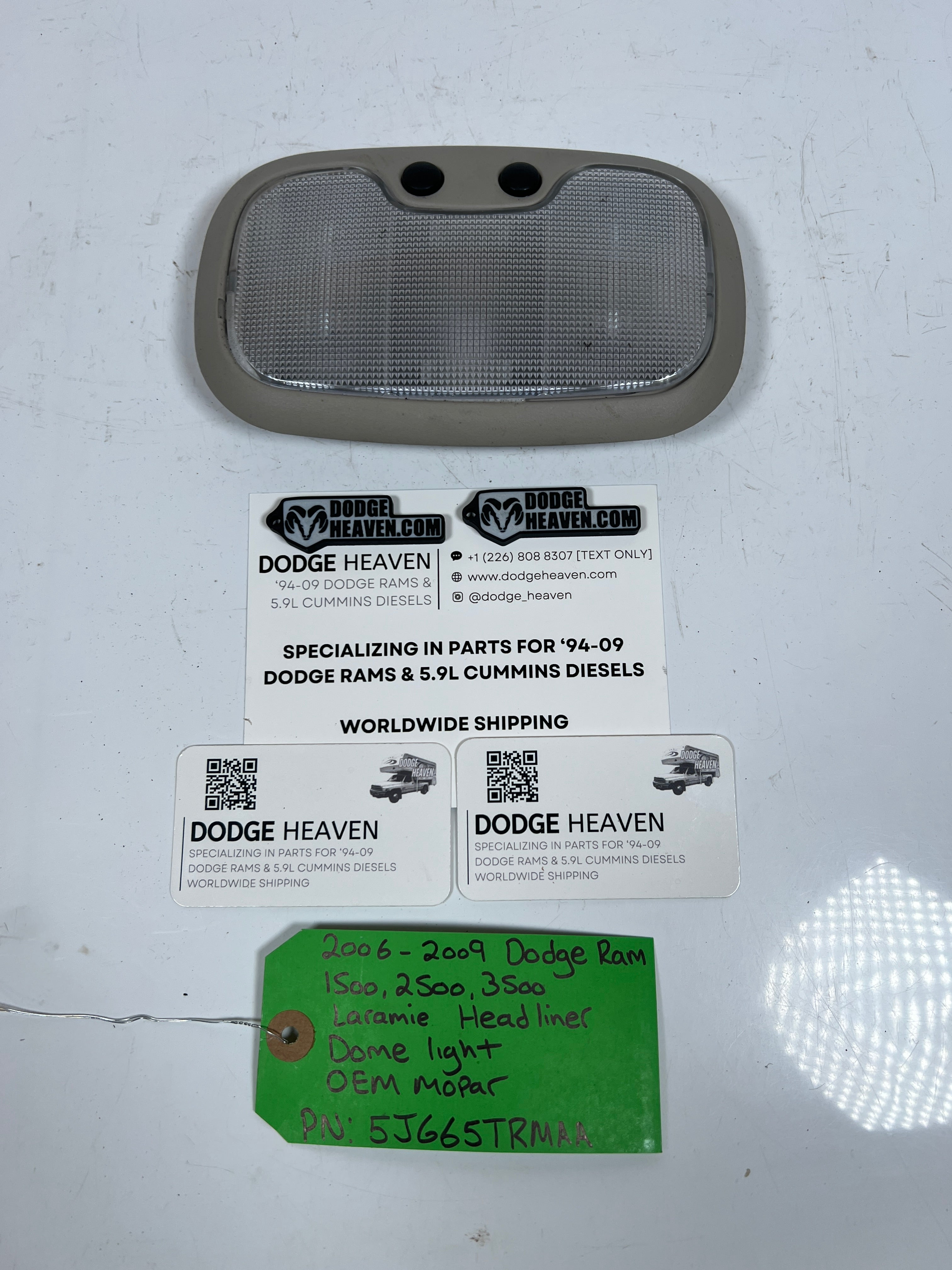 2006-2009 Dodge Ram 1500-3500 Laramie Headliner Dome Light