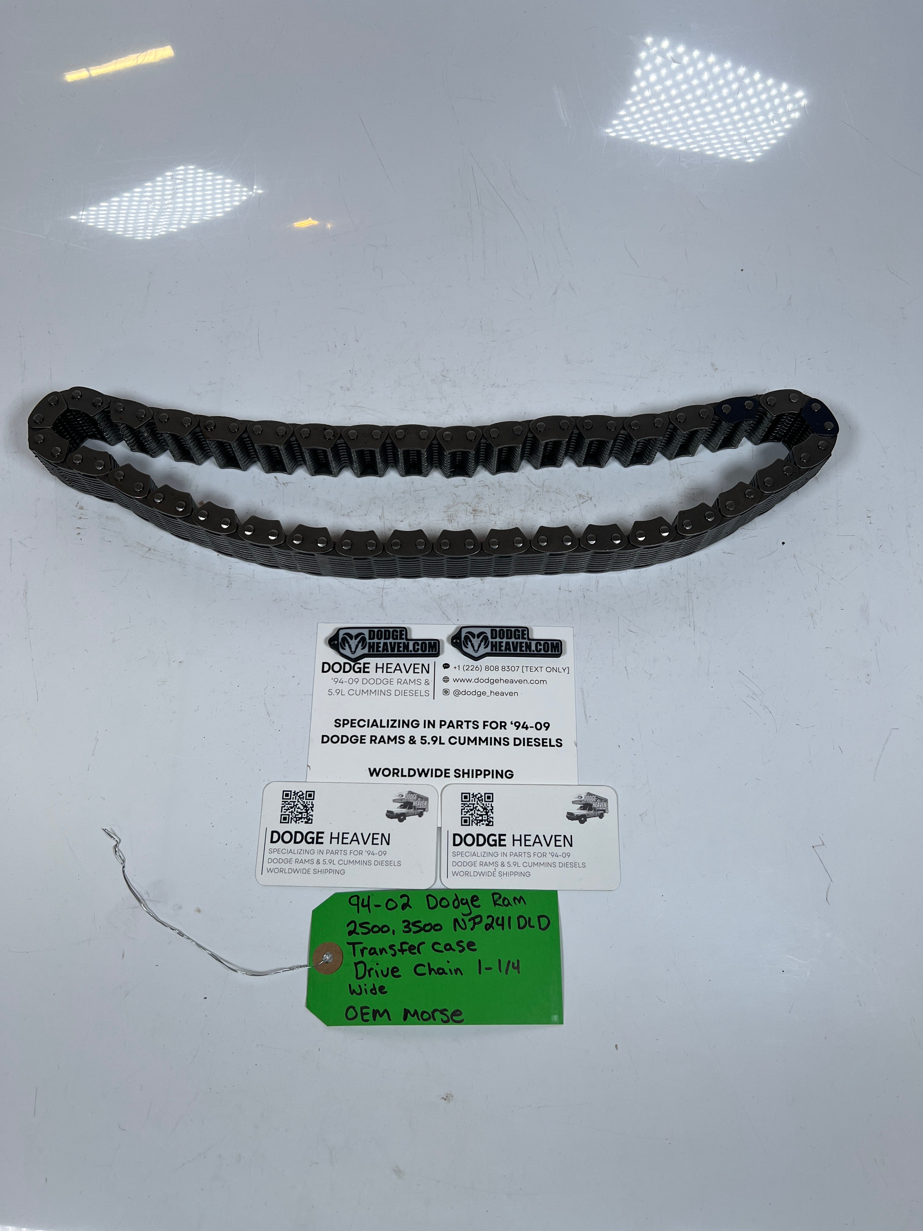 1994-2002 Dodge Ram 2500 3500 241DLD Transfer Case Drive Chain 1-1/4 Wide
