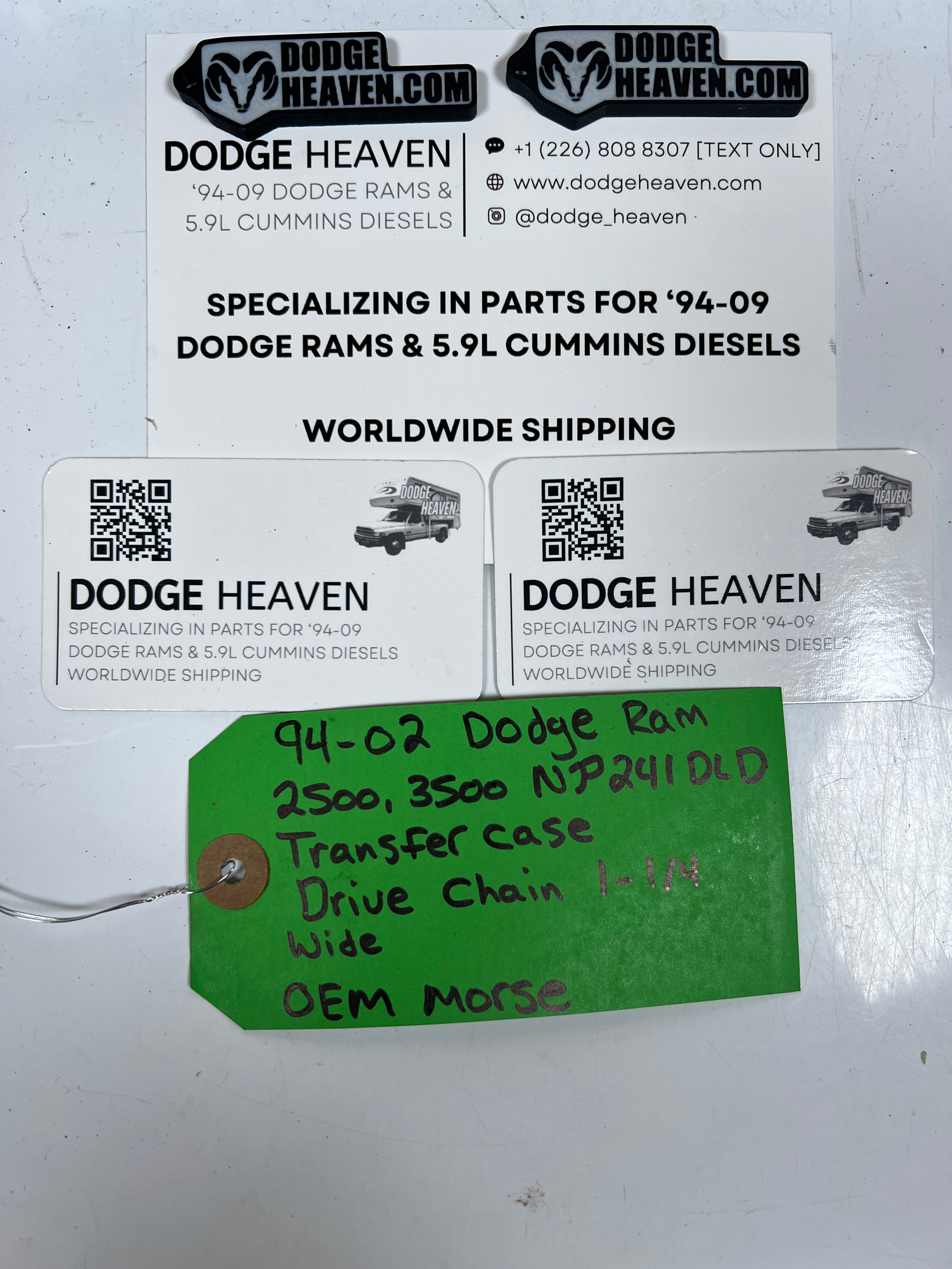 1994-2002 Dodge Ram 2500 3500 241DLD Transfer Case Drive Chain 1-1/4 Wide