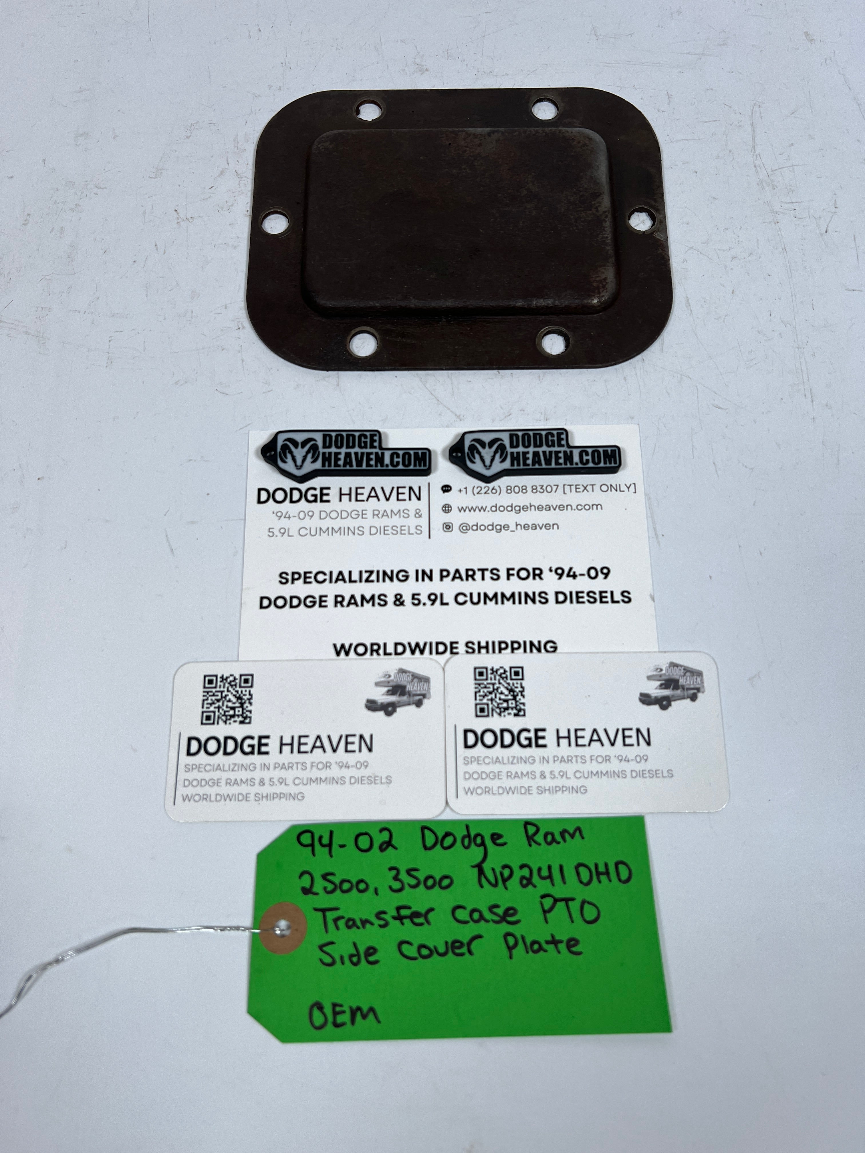 1994-2002 Dodge Ram 2500 3500 241DHD Transfer Case PTO Side Cover Plate
