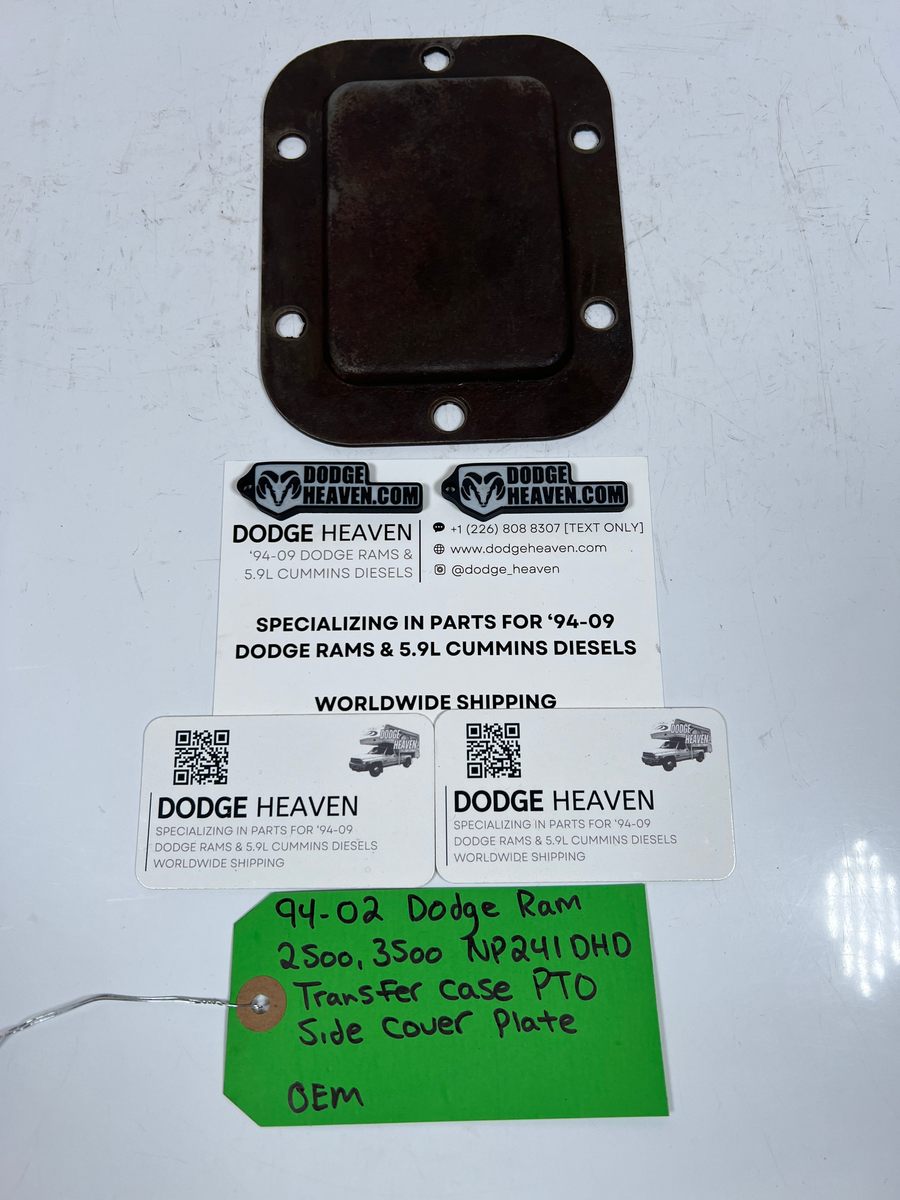 1994-2002 Dodge Ram 2500 3500 241DHD Transfer Case PTO Side Cover Plate