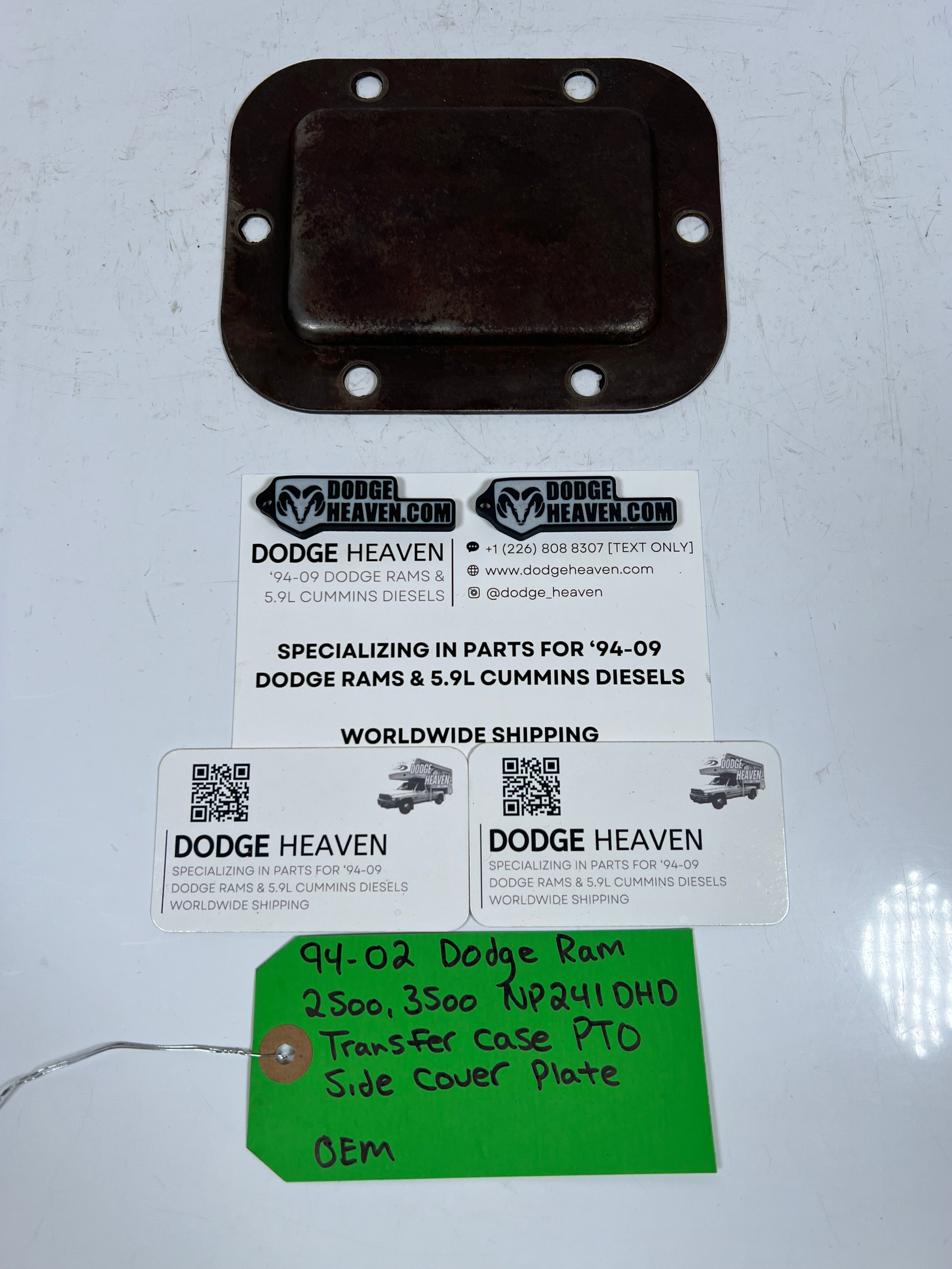 1994-2002 Dodge Ram 2500 3500 241DHD Transfer Case PTO Side Cover Plate