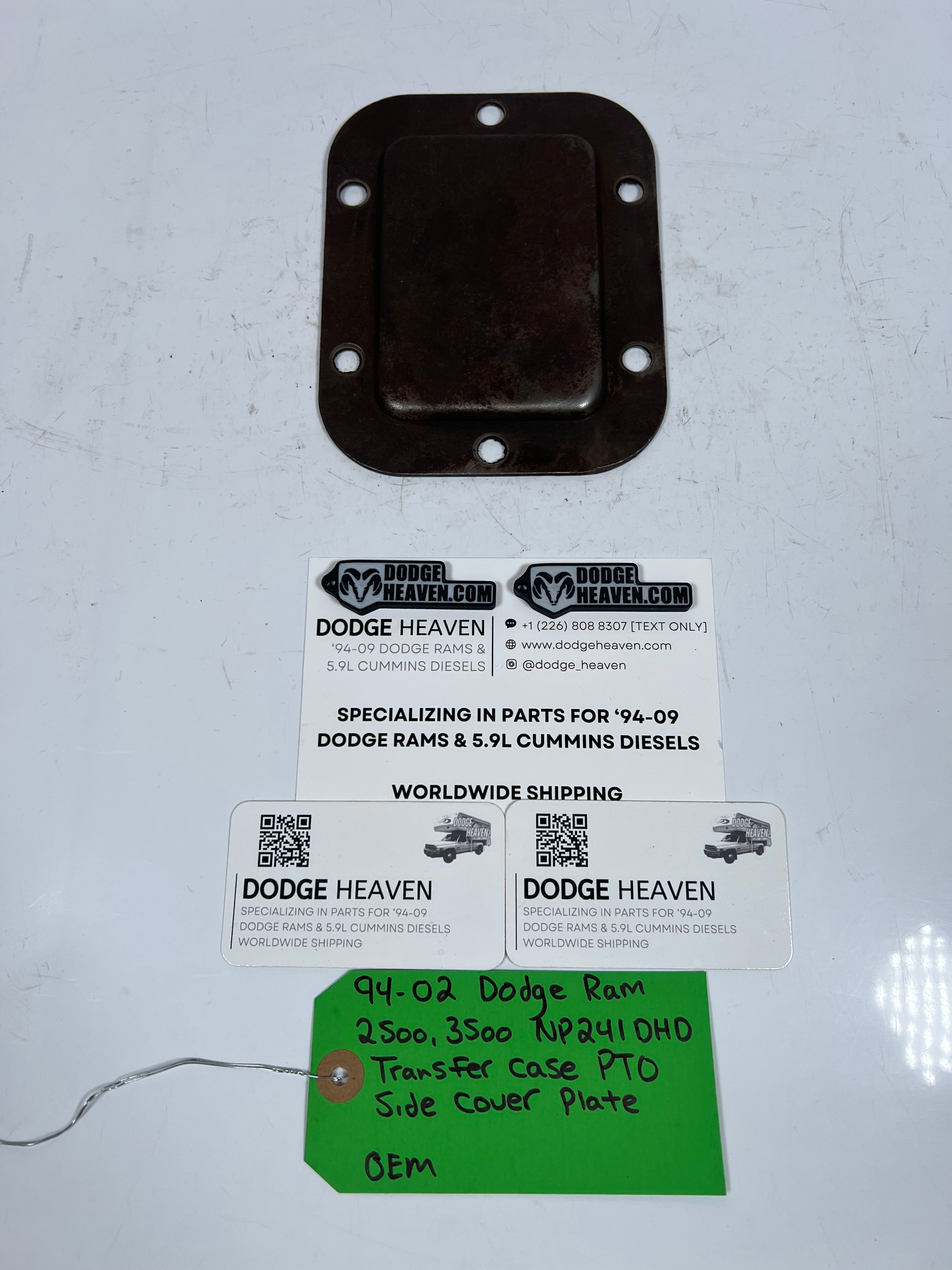 1994-2002 Dodge Ram 2500 3500 241DHD Transfer Case PTO Side Cover Plate