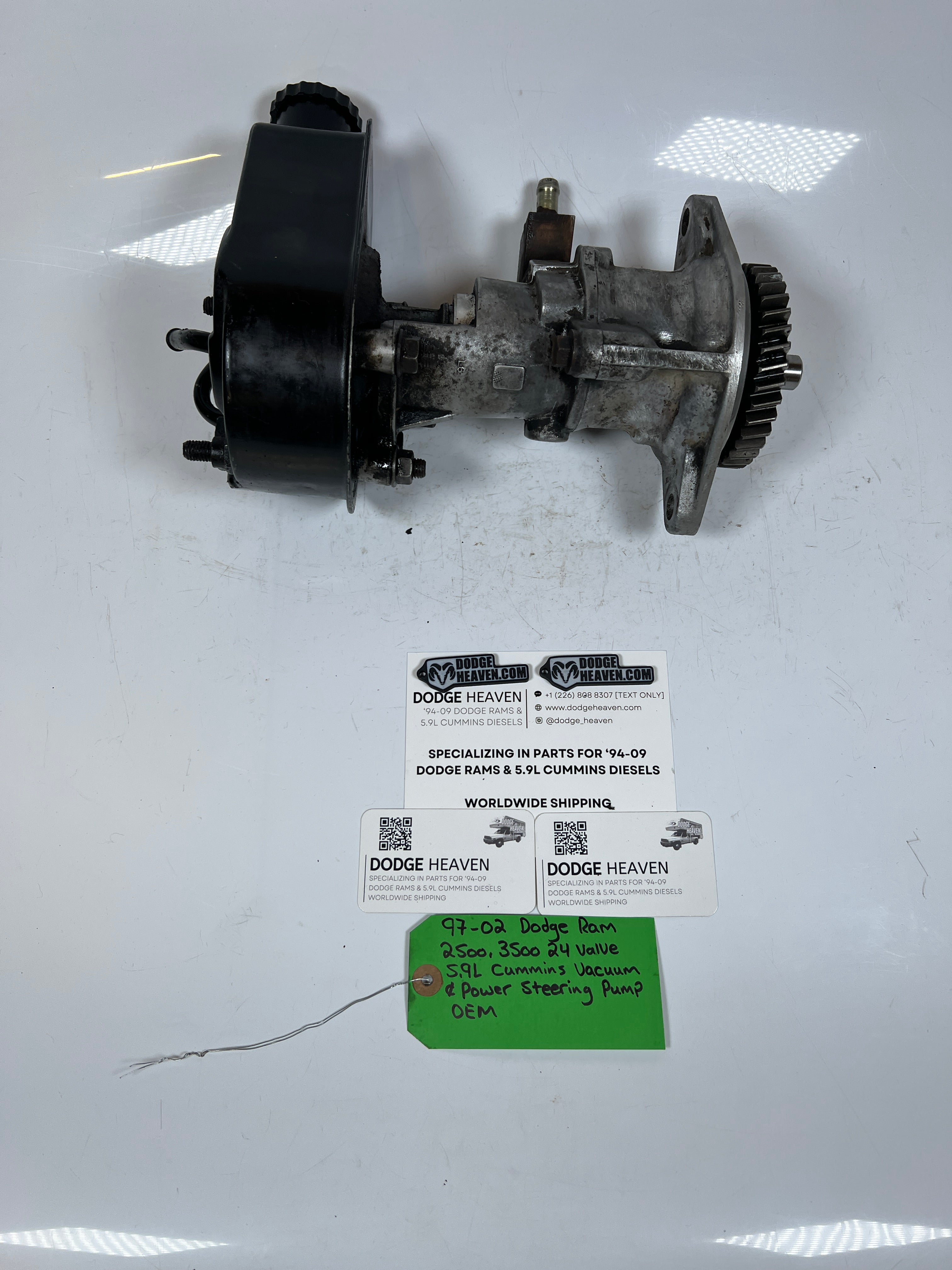 1997-2002 Dodge Ram 2500 3500 5.9L Cummins Vacuum & Power Steering Pump