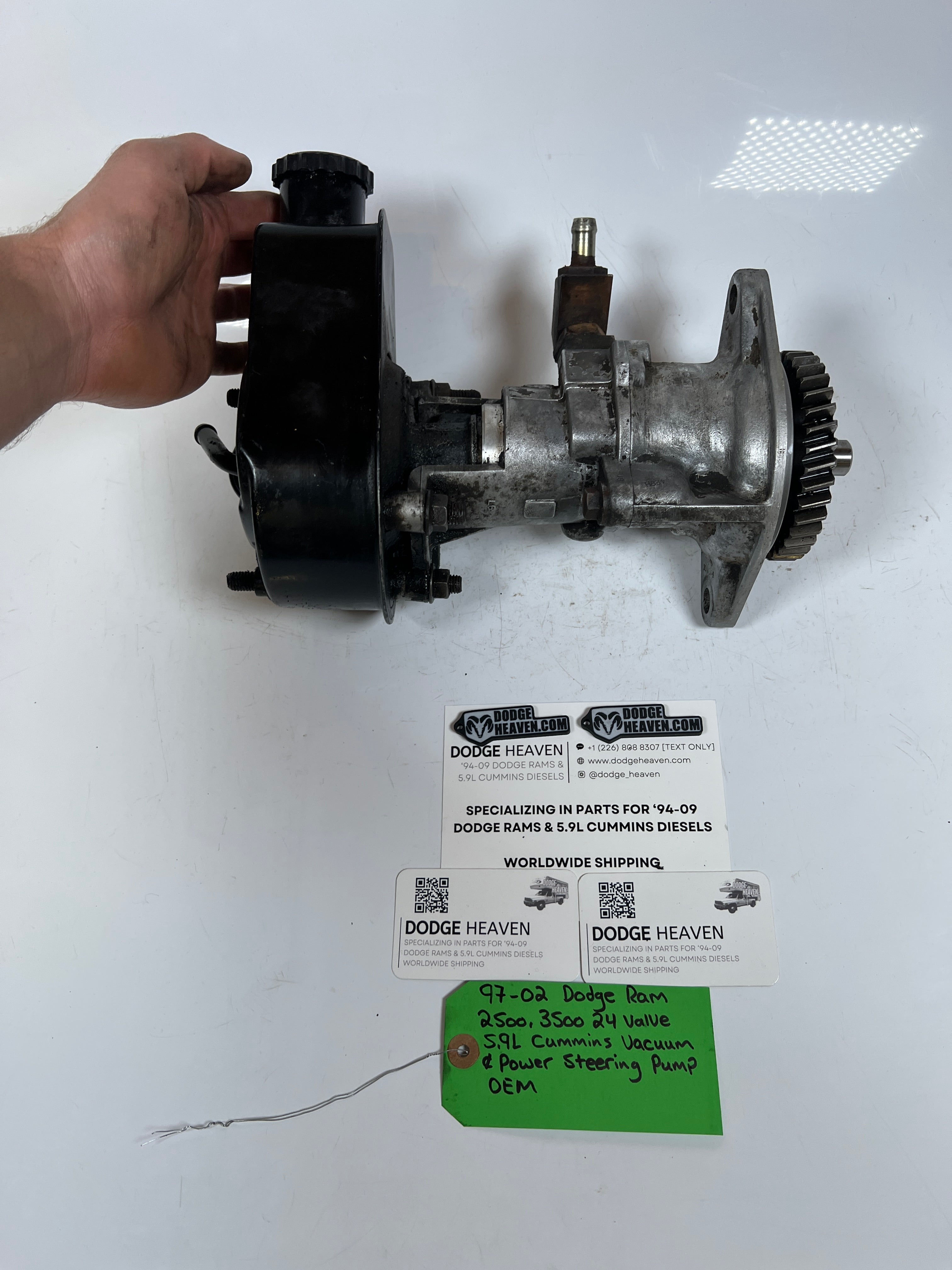 1997-2002 Dodge Ram 2500 3500 5.9L Cummins Vacuum & Power Steering Pump