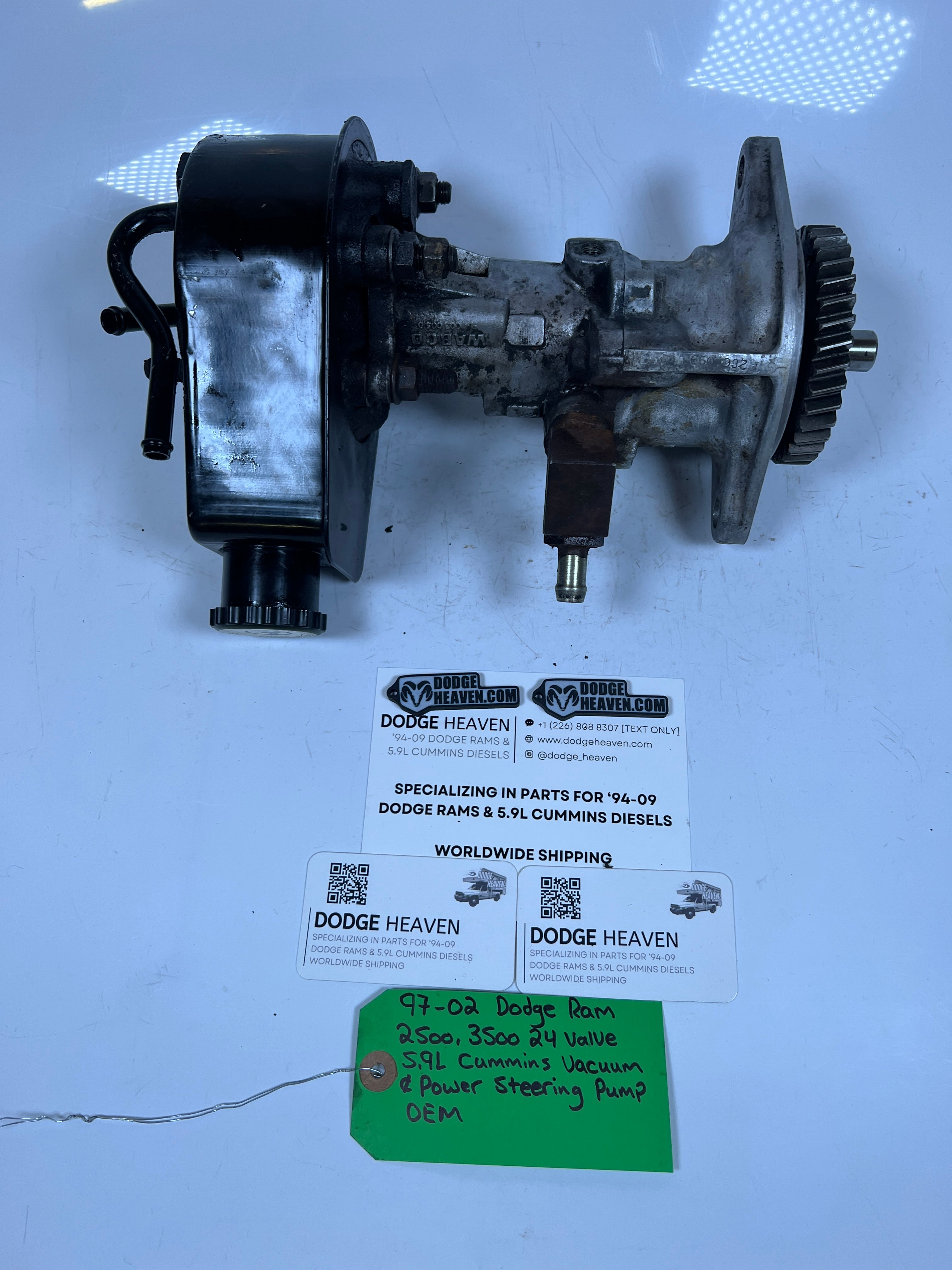 1997-2002 Dodge Ram 2500 3500 5.9L Cummins Vacuum & Power Steering Pump