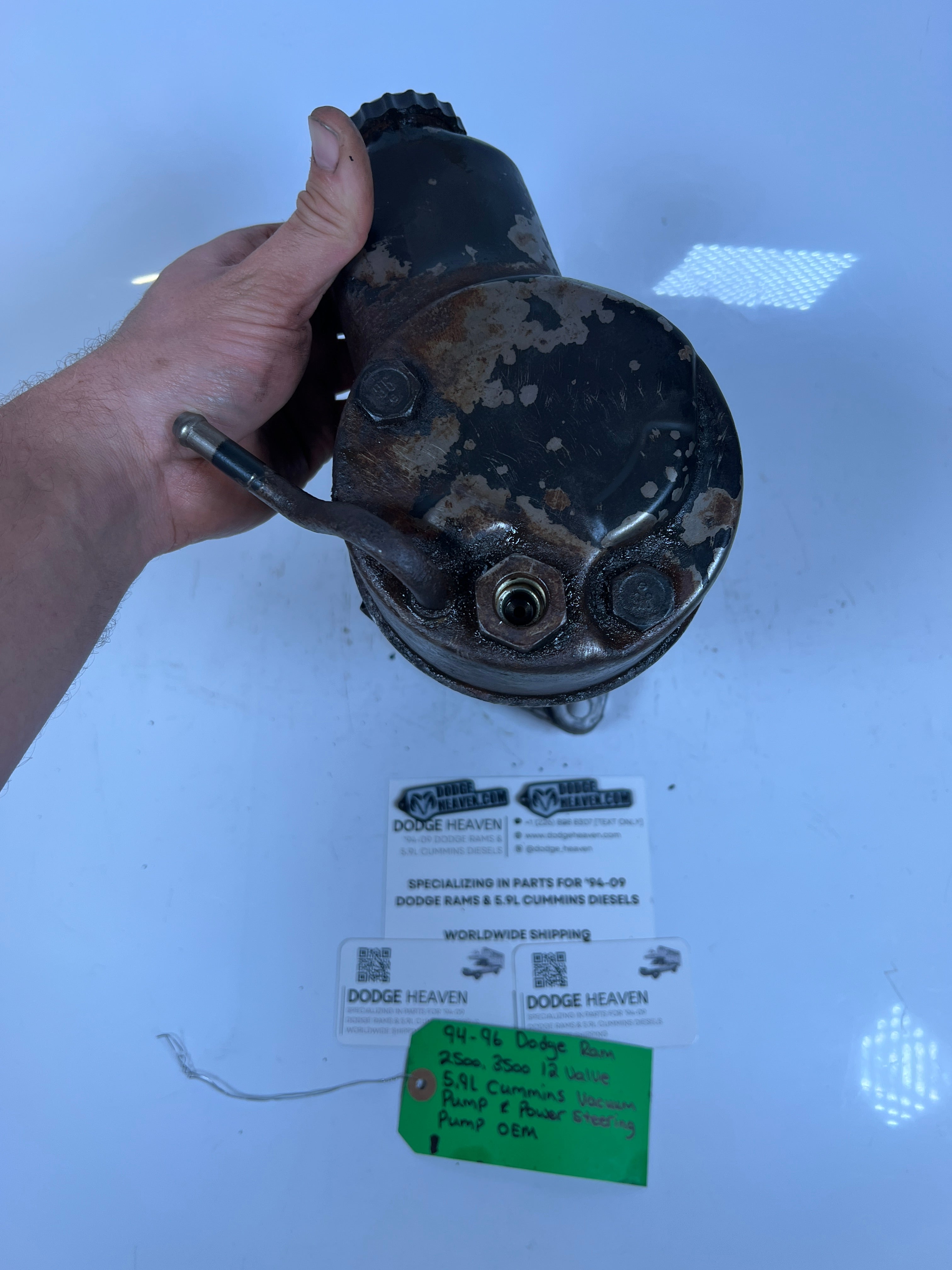 1994-1996 Dodge Ram 12 Valve 5.9L Cummins Vacuum & Power Steering Pump
