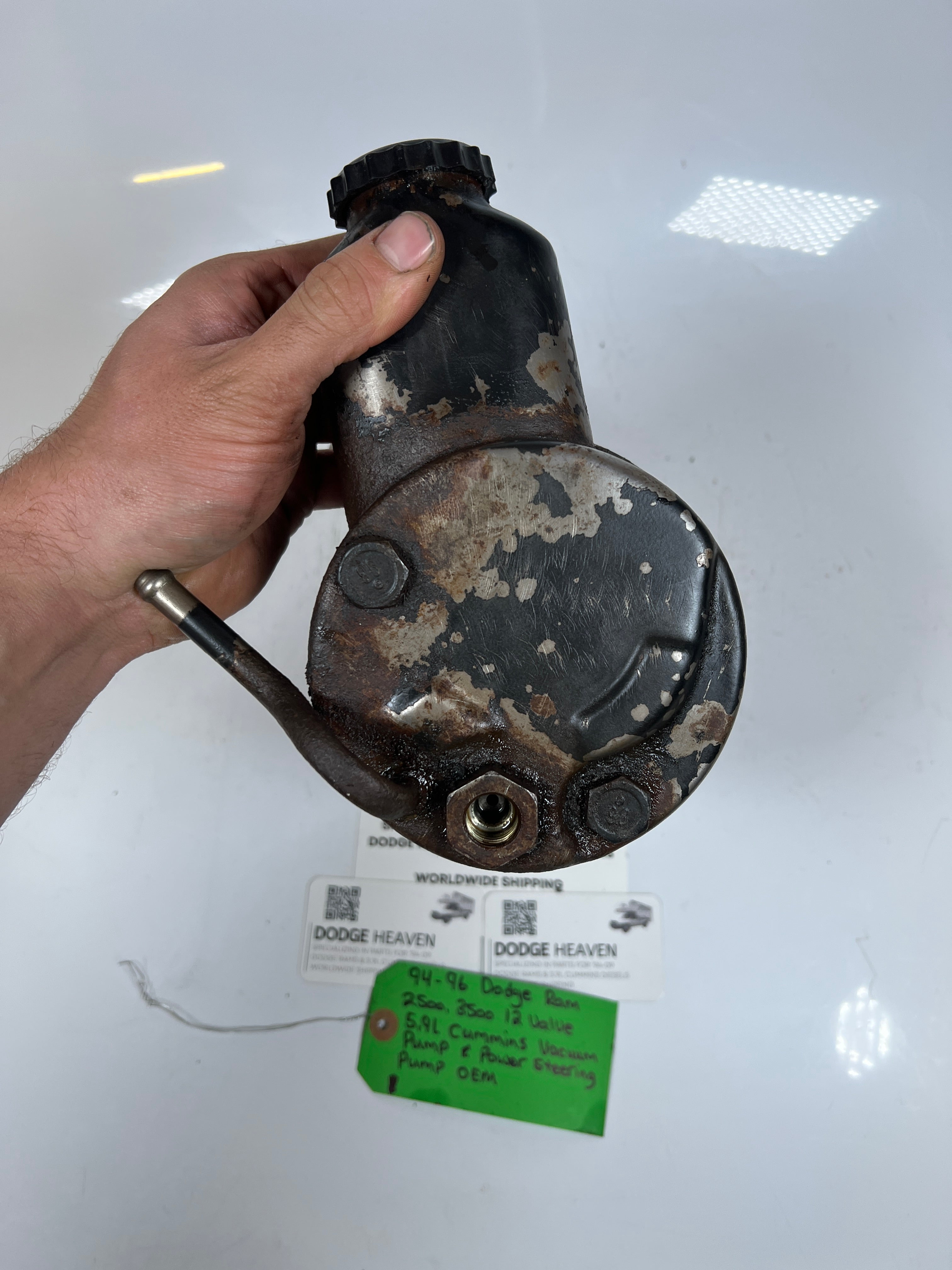 1994-1996 Dodge Ram 12 Valve 5.9L Cummins Vacuum & Power Steering Pump